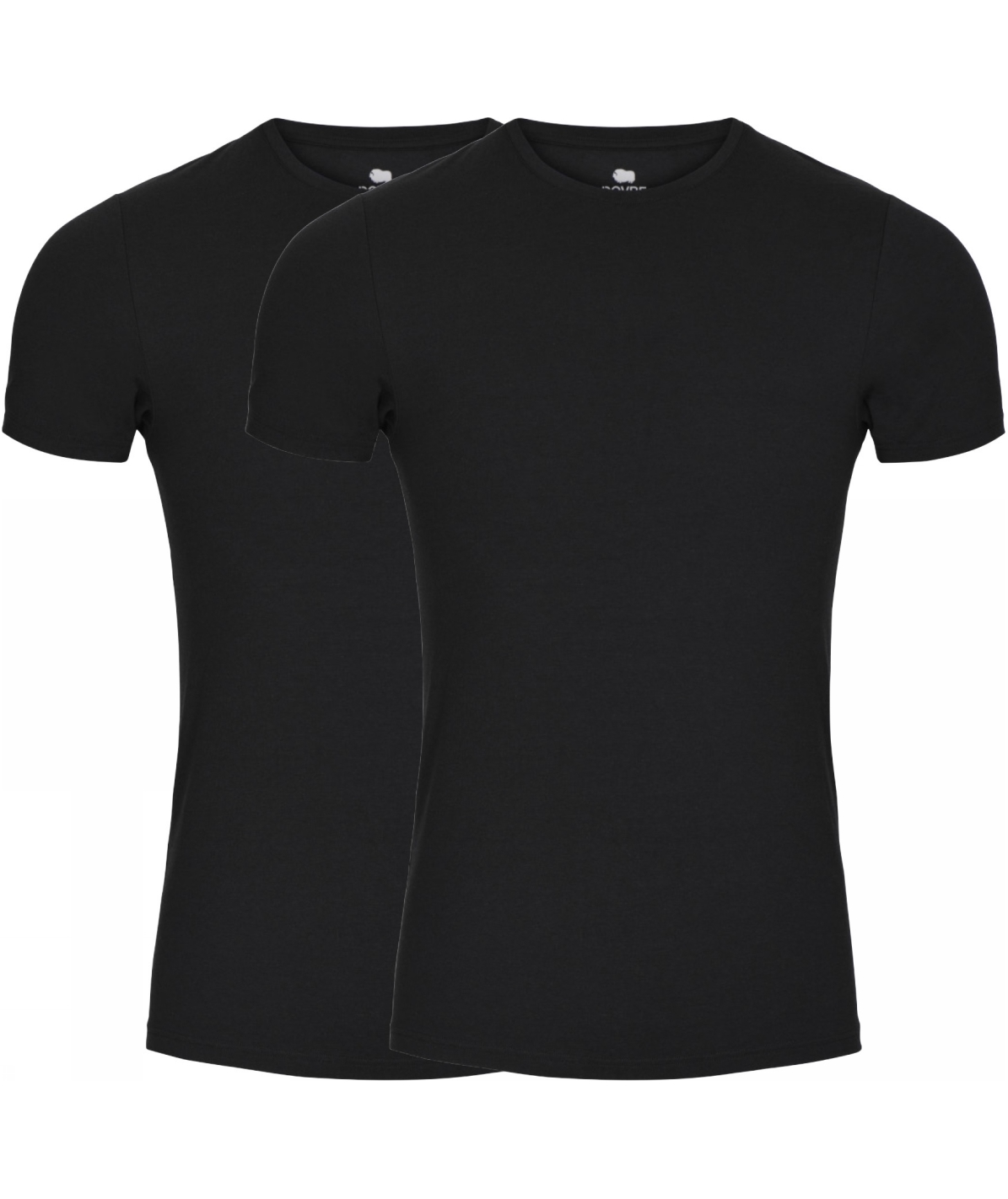 Dovre 2er-Pack Bambus Unterhemd, Schwarz, Schwarz, swatch