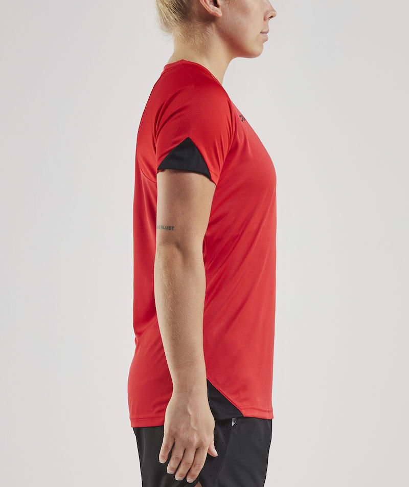 Craft Pro Control Impact Damen T-Shirt, Rot/Schwarz, large image number 4
