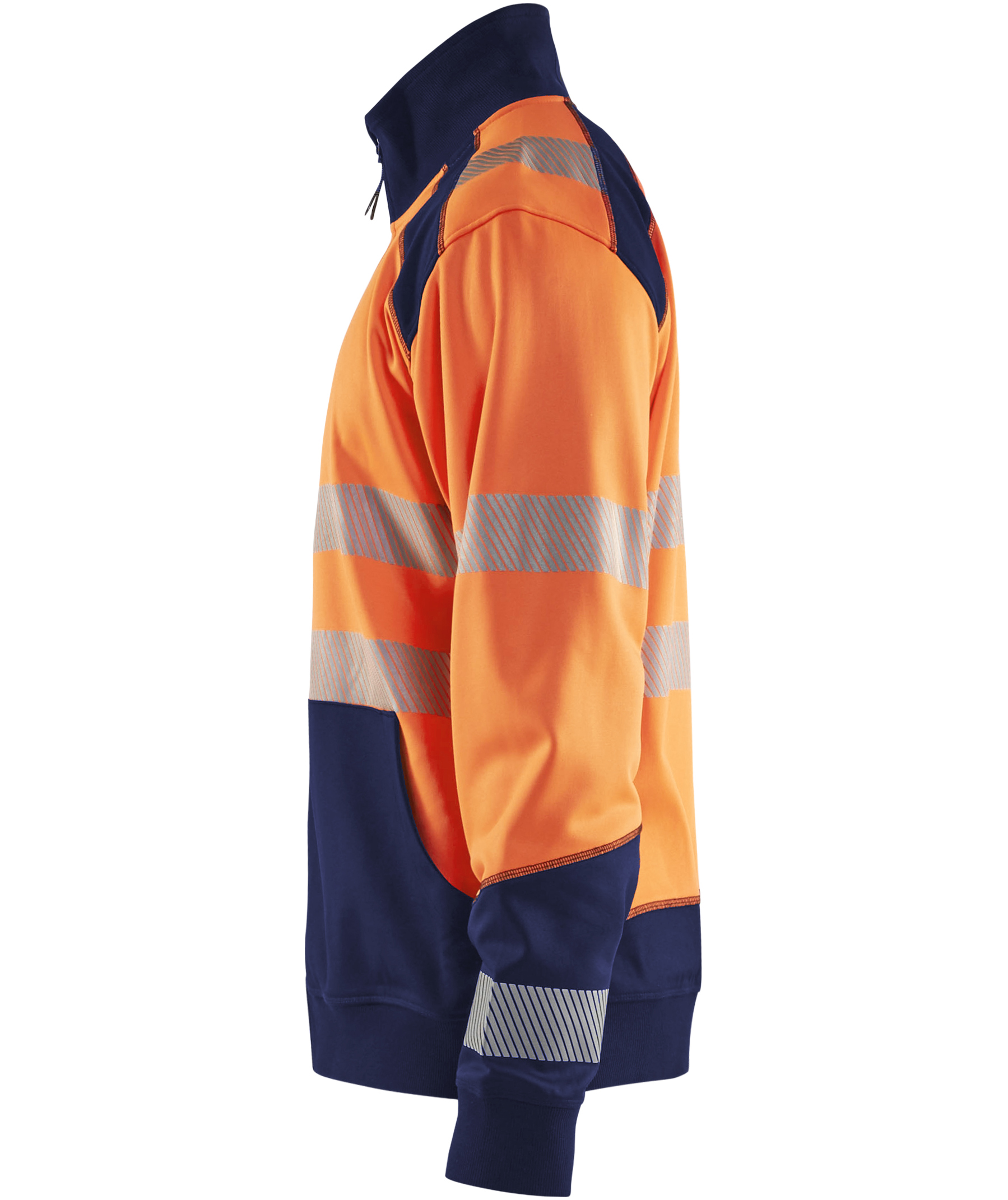 Bl&aring;kl&auml;der cardigan, Hi-Vis Orange/Marine, large image number 3