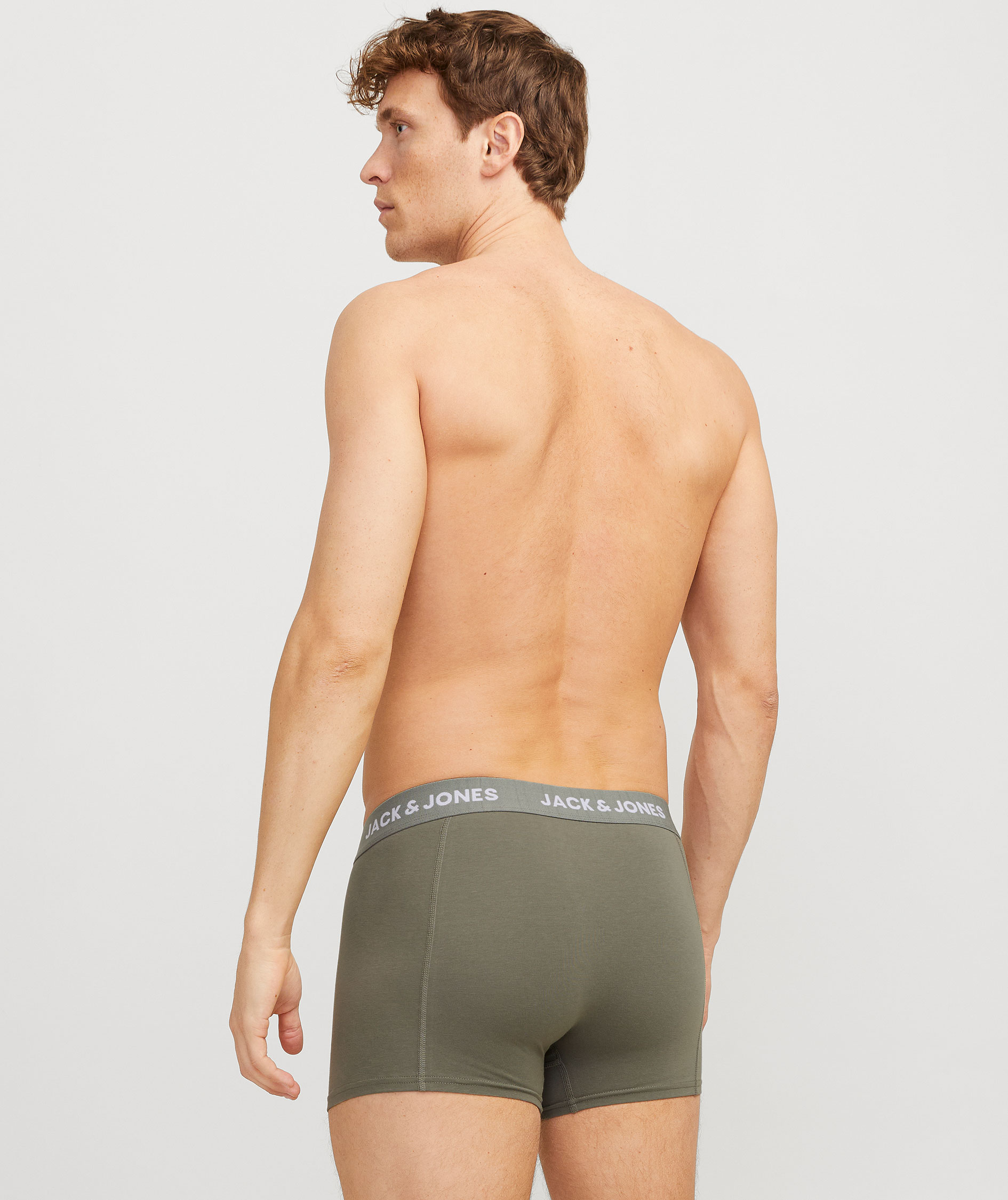 Jack & Jones JACROB SOLID 3-pak boxershorts, Agave Green, large image number 2
