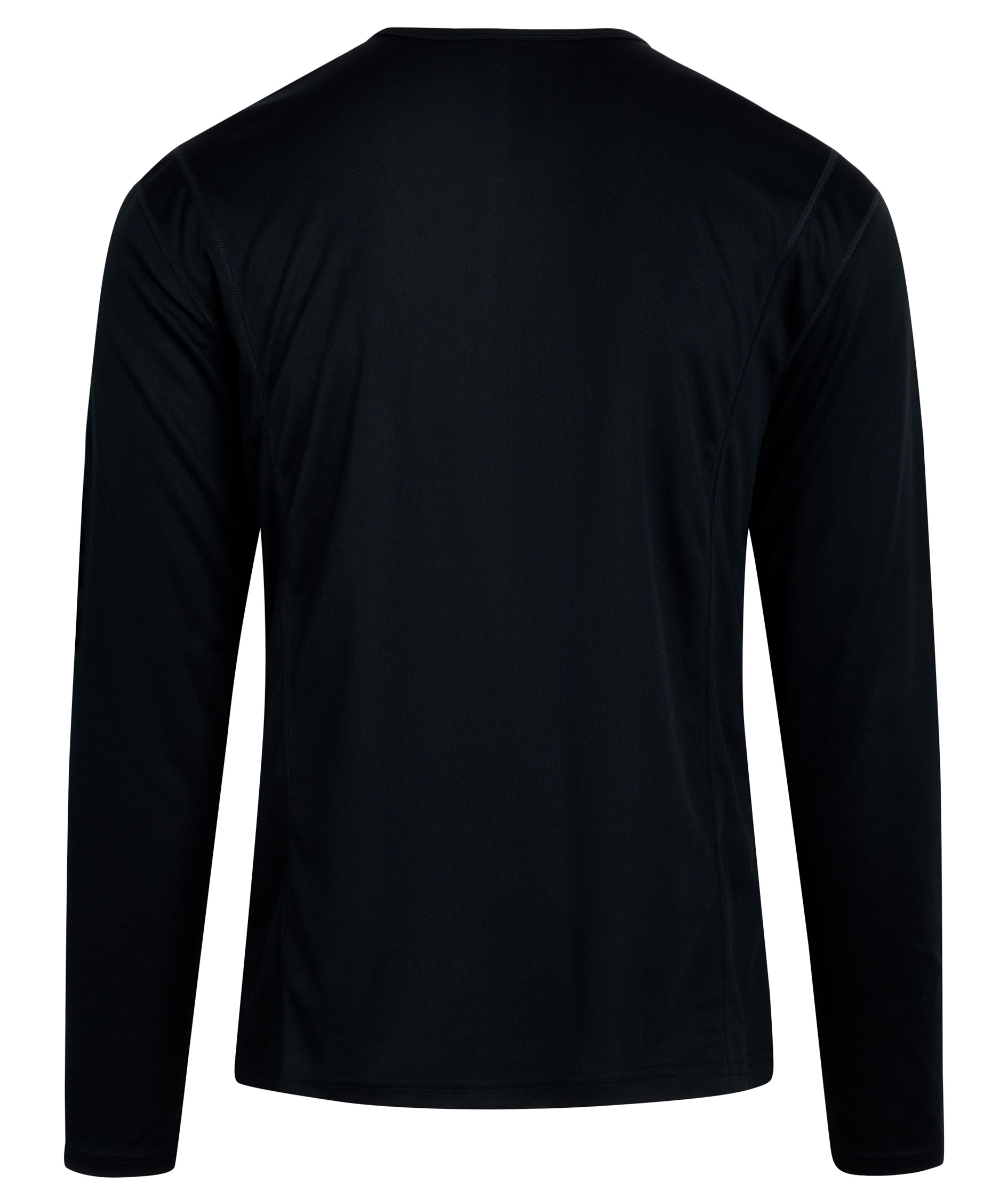 Zebdia l&aring;ng&auml;rmad T-shirt, Svart