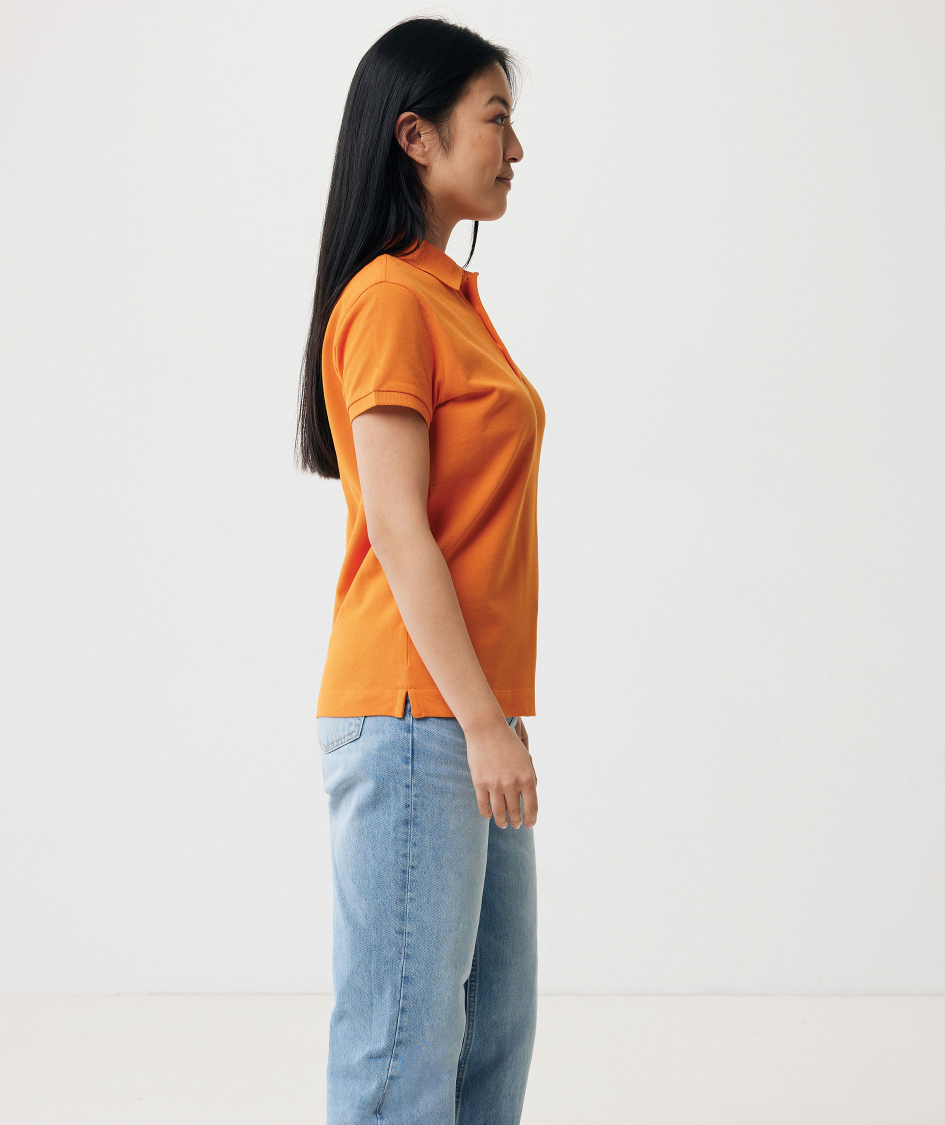 Iqoniq Yosemite Damen Poloshirt, Orange, large image number 4