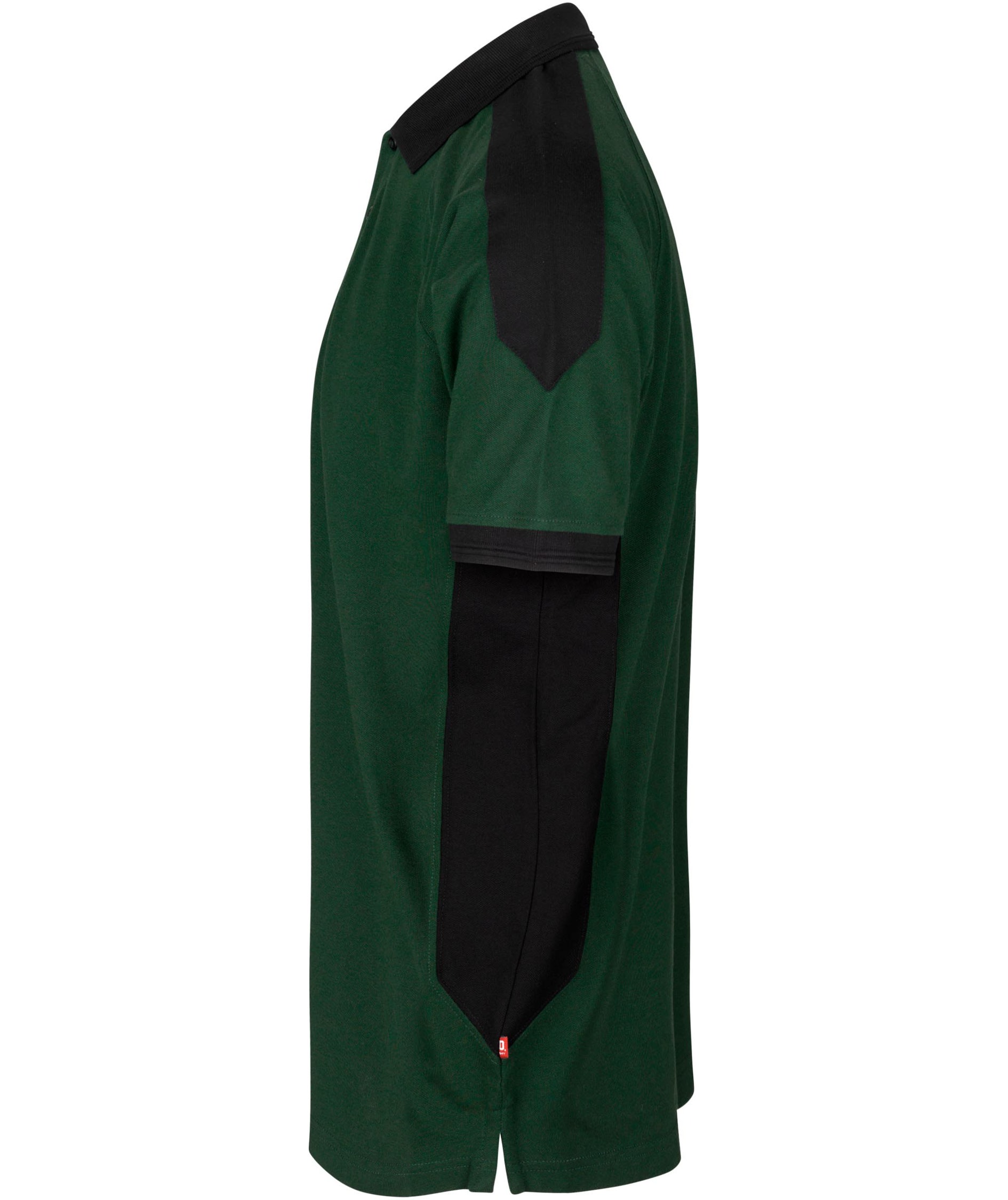 ID Pro Wear contrast Polo shirt, Bottle Green, large image number 3