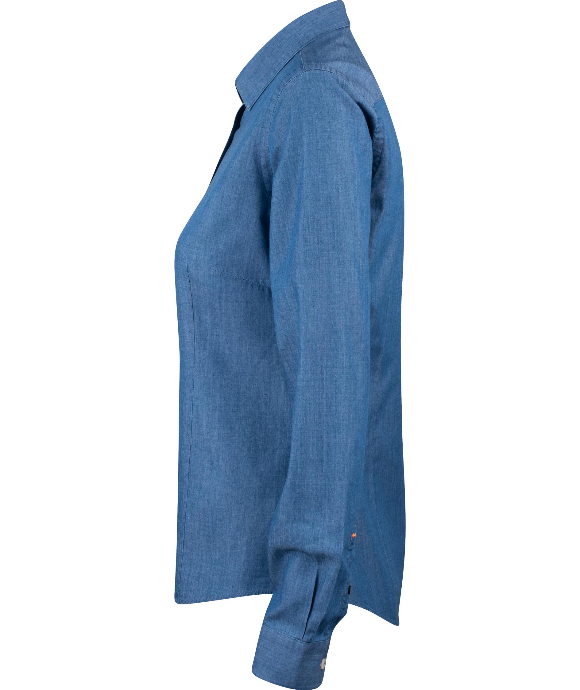 J. Harvest & Frost Indigo Bow 130 lady fit skjorte, Indigo, large image number 2