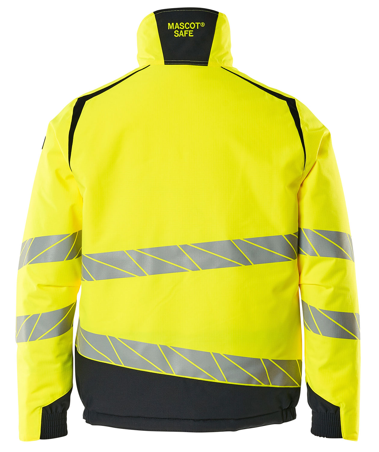 Mascot Accelerate Safe winter jacket, Hi-Vis Yellow/Dark Marine, large image number 1