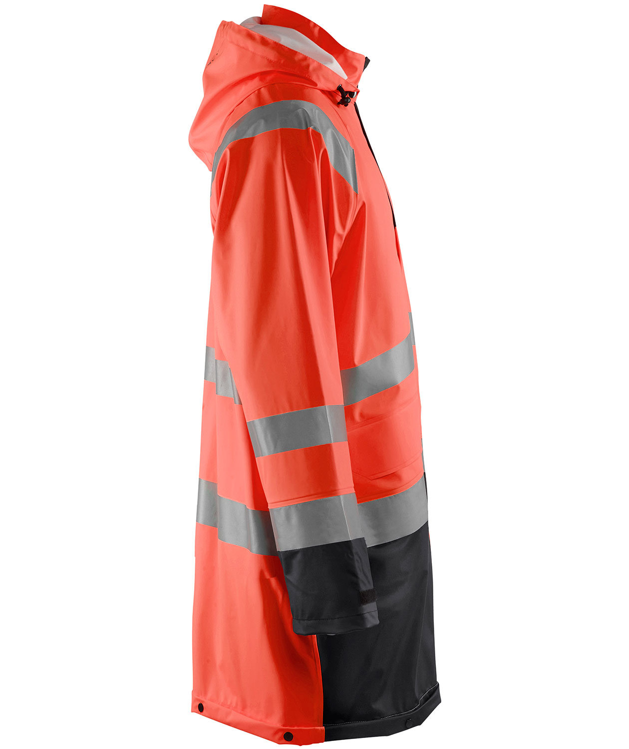 Bl&aring;kl&auml;der raincoat, Hi-vis Red/Black, large image number 3