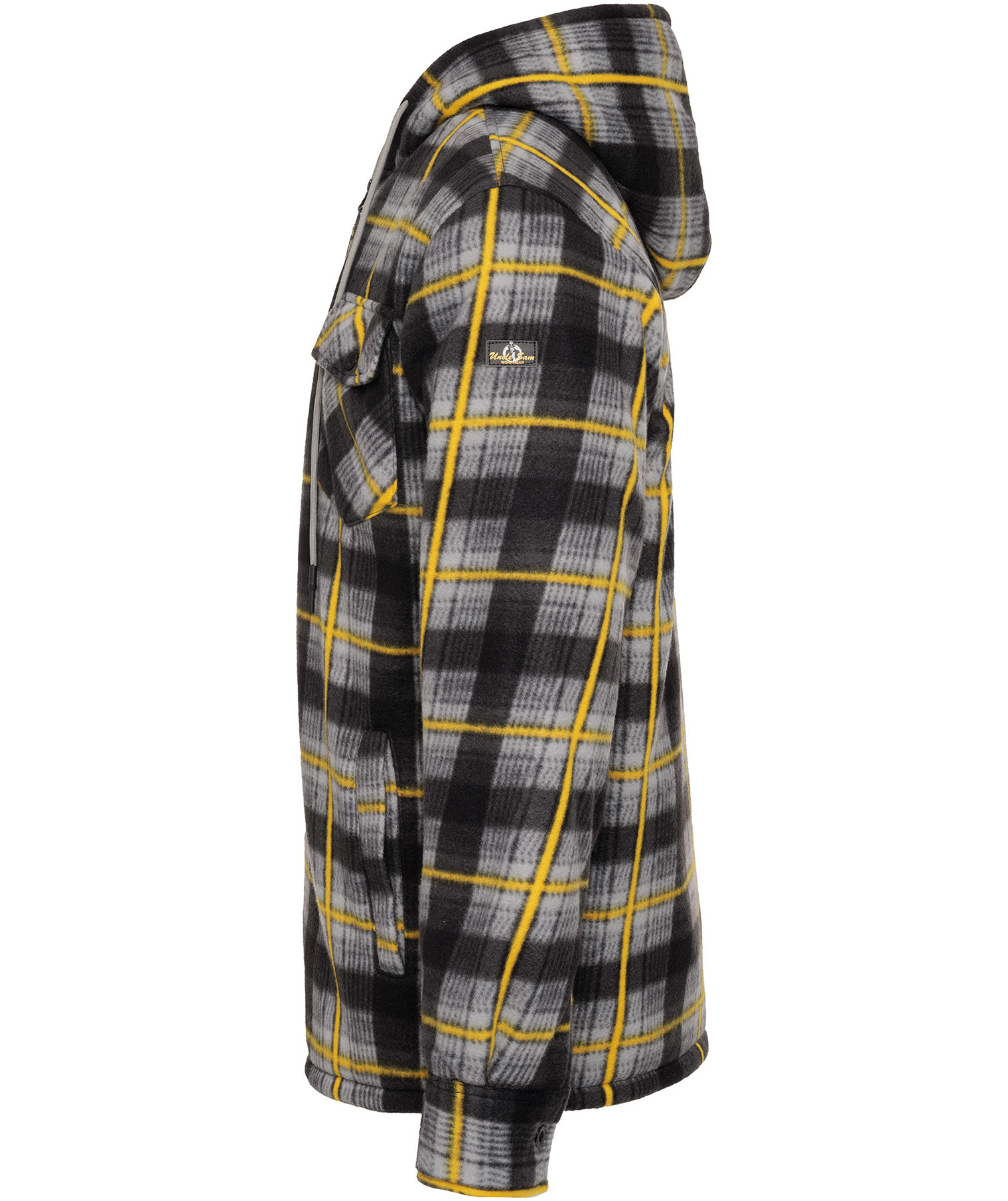 Uncle Sam flanell skjortjacka, Navy/black, large image number 3