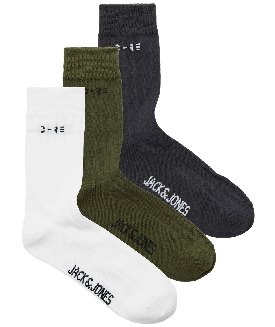 Jack & Jones JACCORE 3-pack socks, Marshmallow