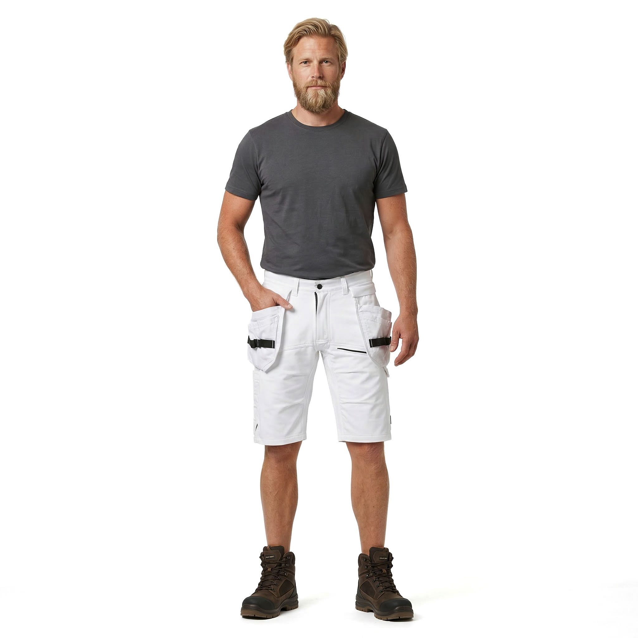 Kansas Evolve craftsman shorts Full stretch, White, large image number 2