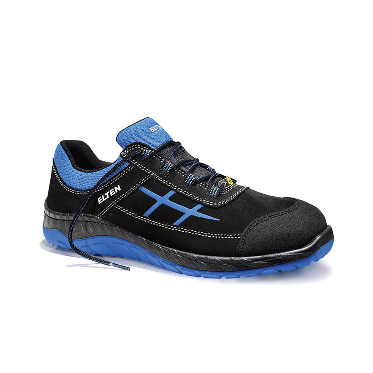 2nd quality product Elten Malvin Blue Low safety shoes S3, Black