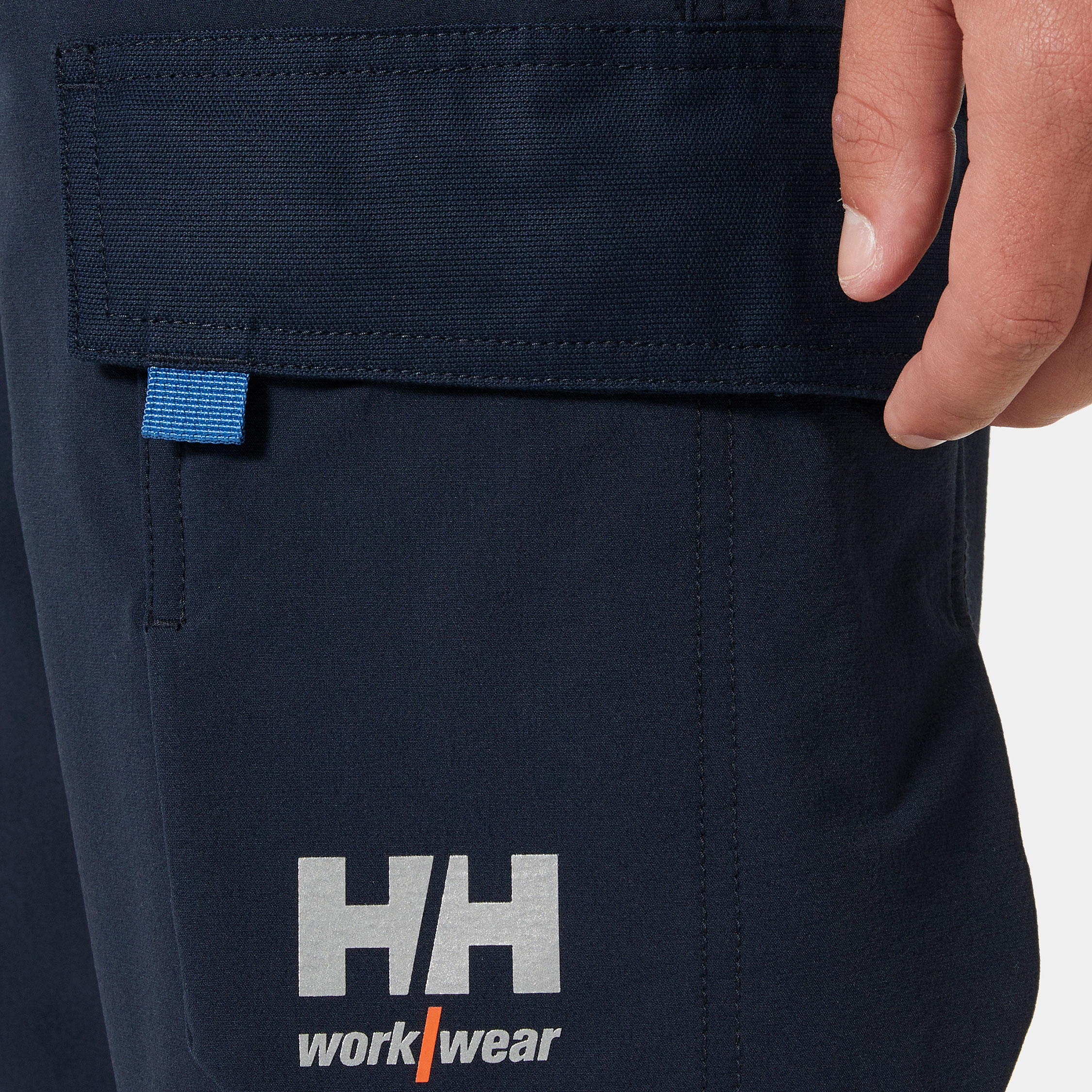 Helly Hansen Oxford 4X Connect&trade; cargoshorts full stretch, Navy/Ebony, large image number 4