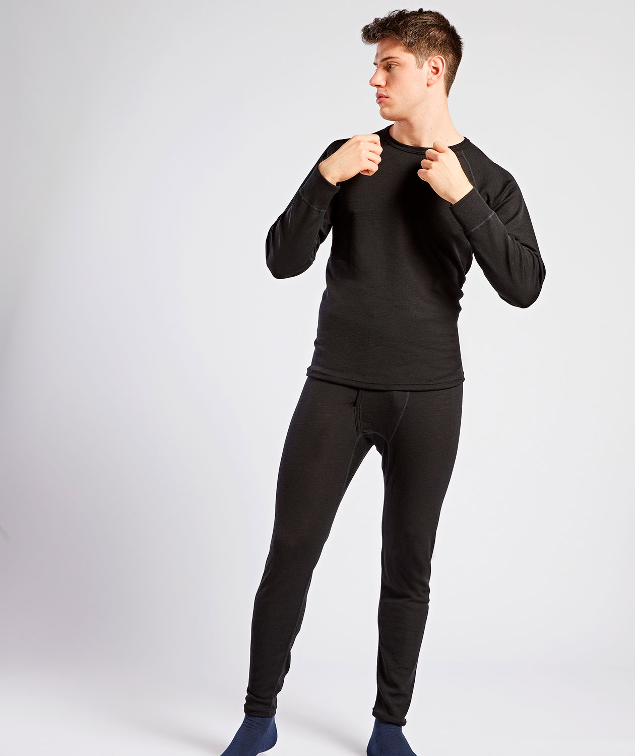 Worik Schrader underst&auml;llsbyxor, Svart