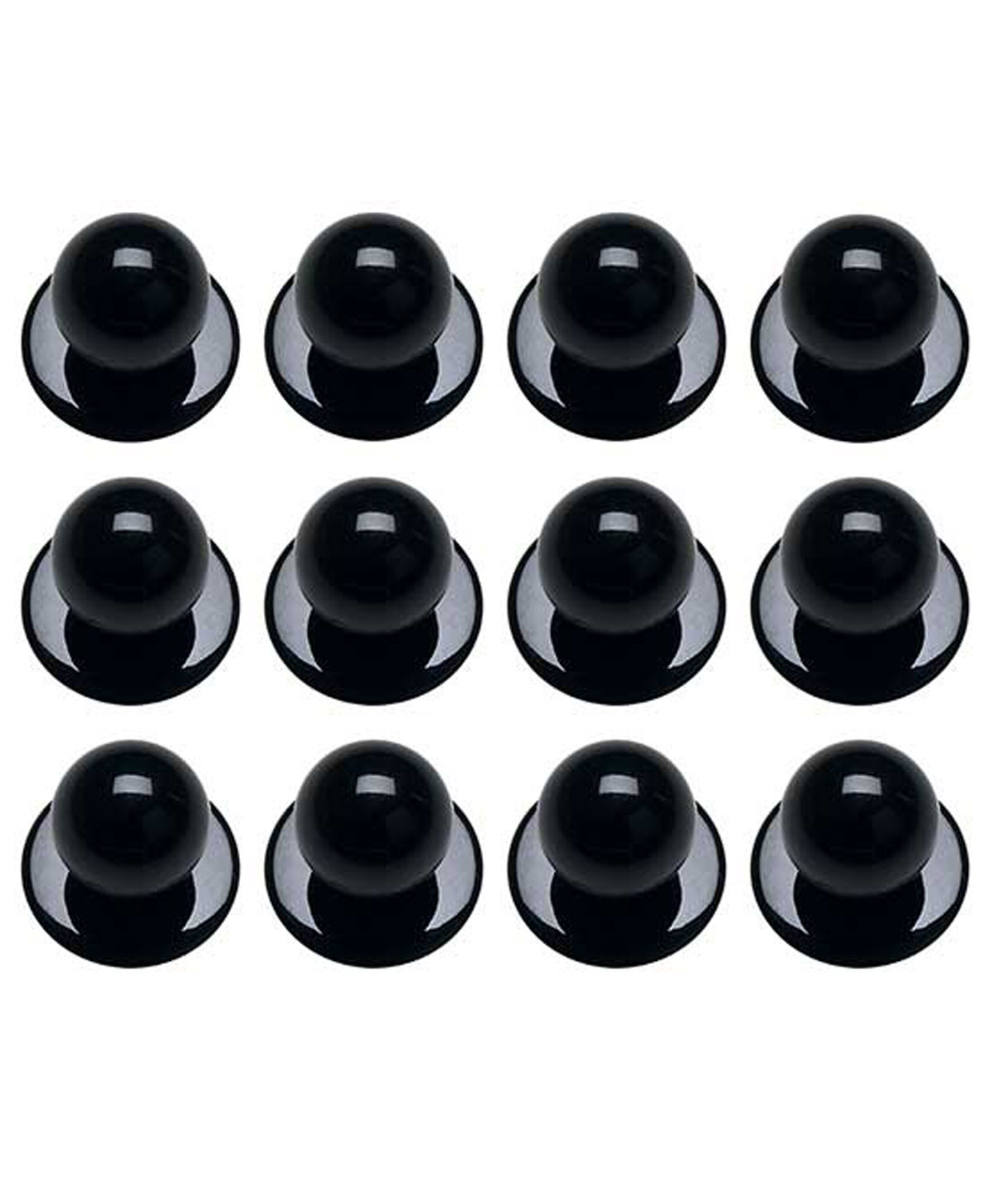 Karlowsky 12er-Pack Kochkn&ouml;pfe, Schwarz