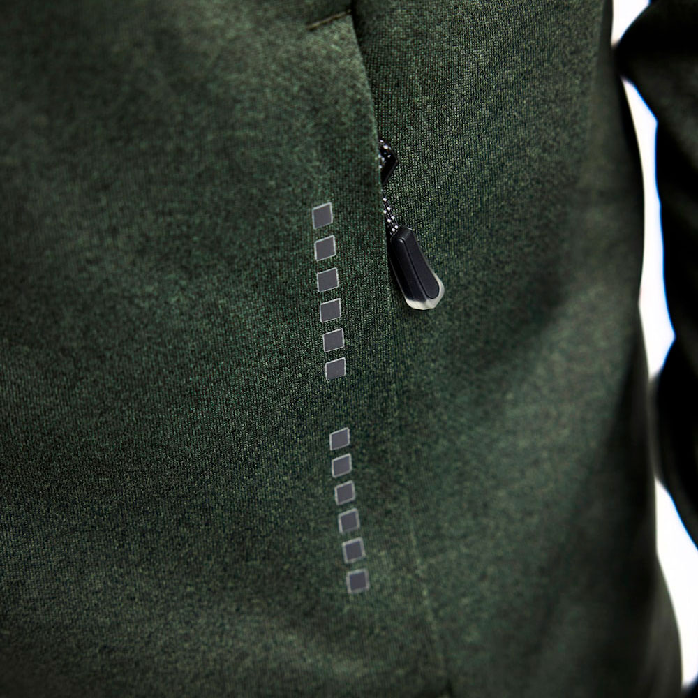 Bl&aring;kl&auml;der women's hoodie with zipper, Autumn green/Black, large image number 5