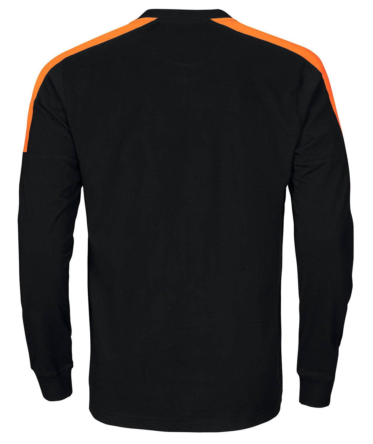 ProJob l&aring;ng&auml;rmad T-shirt 2020, Svart/Orange, large image number 2