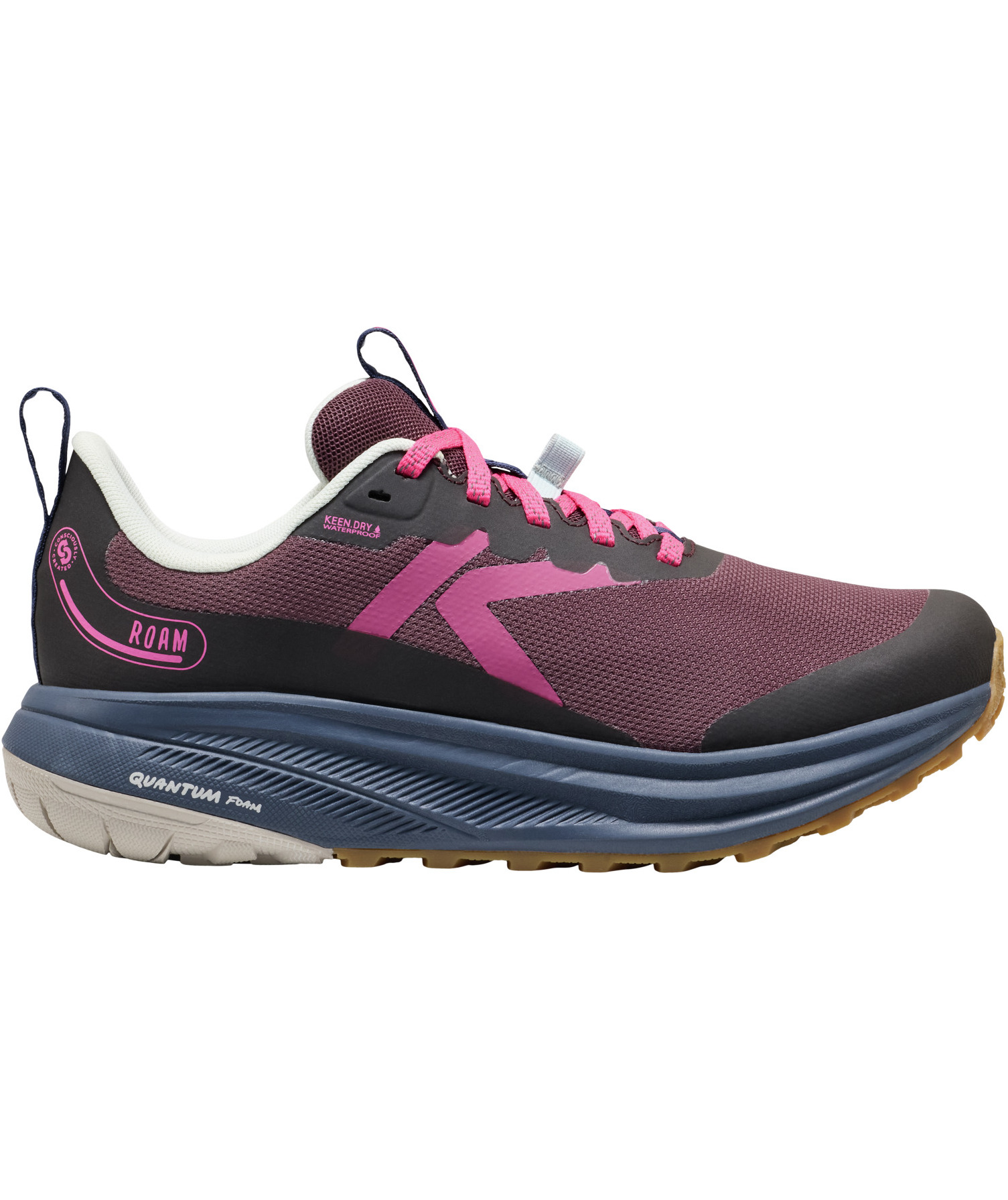 Keen Roam WP l&ouml;parskor dam, Huckleberry/Ballad Blue