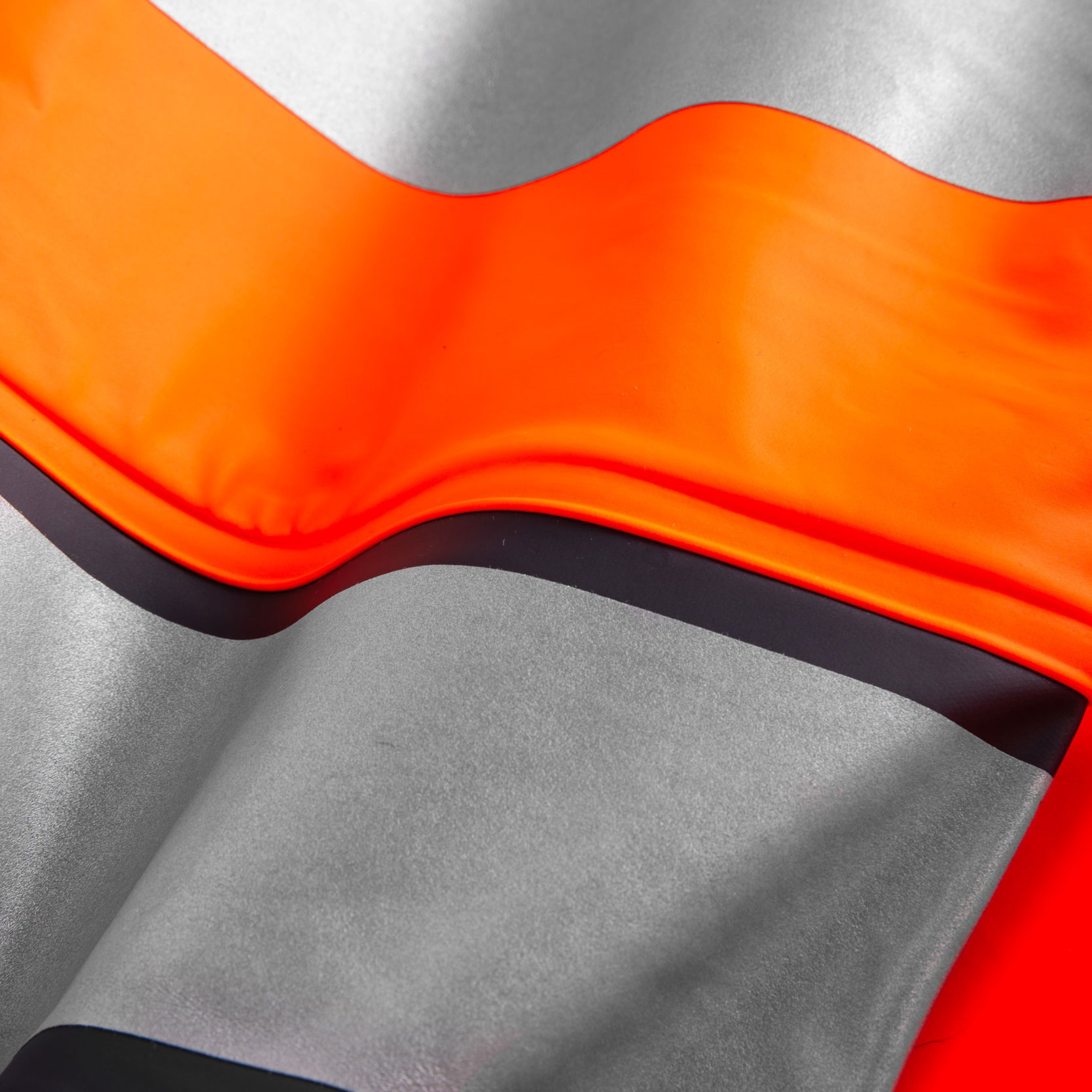 Lyngs&oslash;e PU rain trousers, Hi-vis Orange/Marine, large image number 3