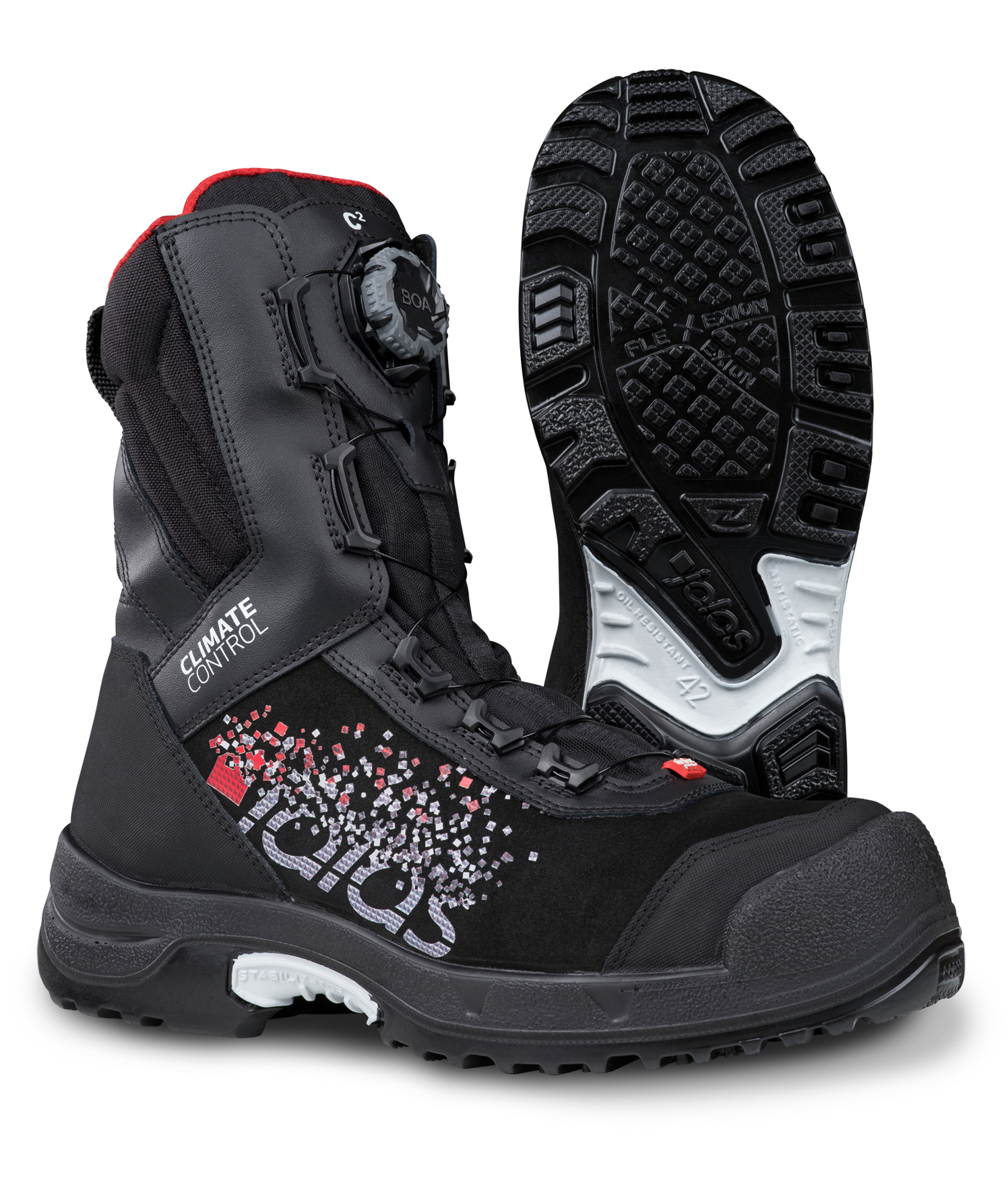 Jalas 2728 Zenit High winter safety boots S3S, Black, large image number 2