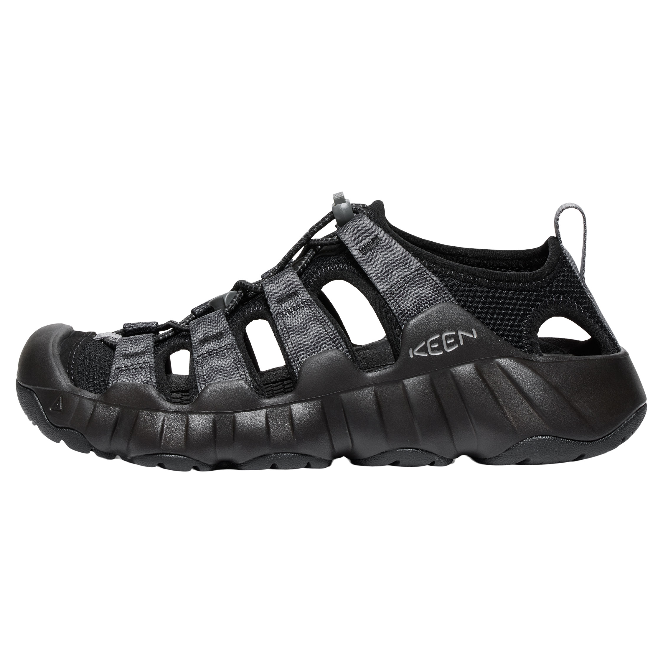 Keen Hyperport H2 women's sandals, Black/Steel Grey, large image number 3