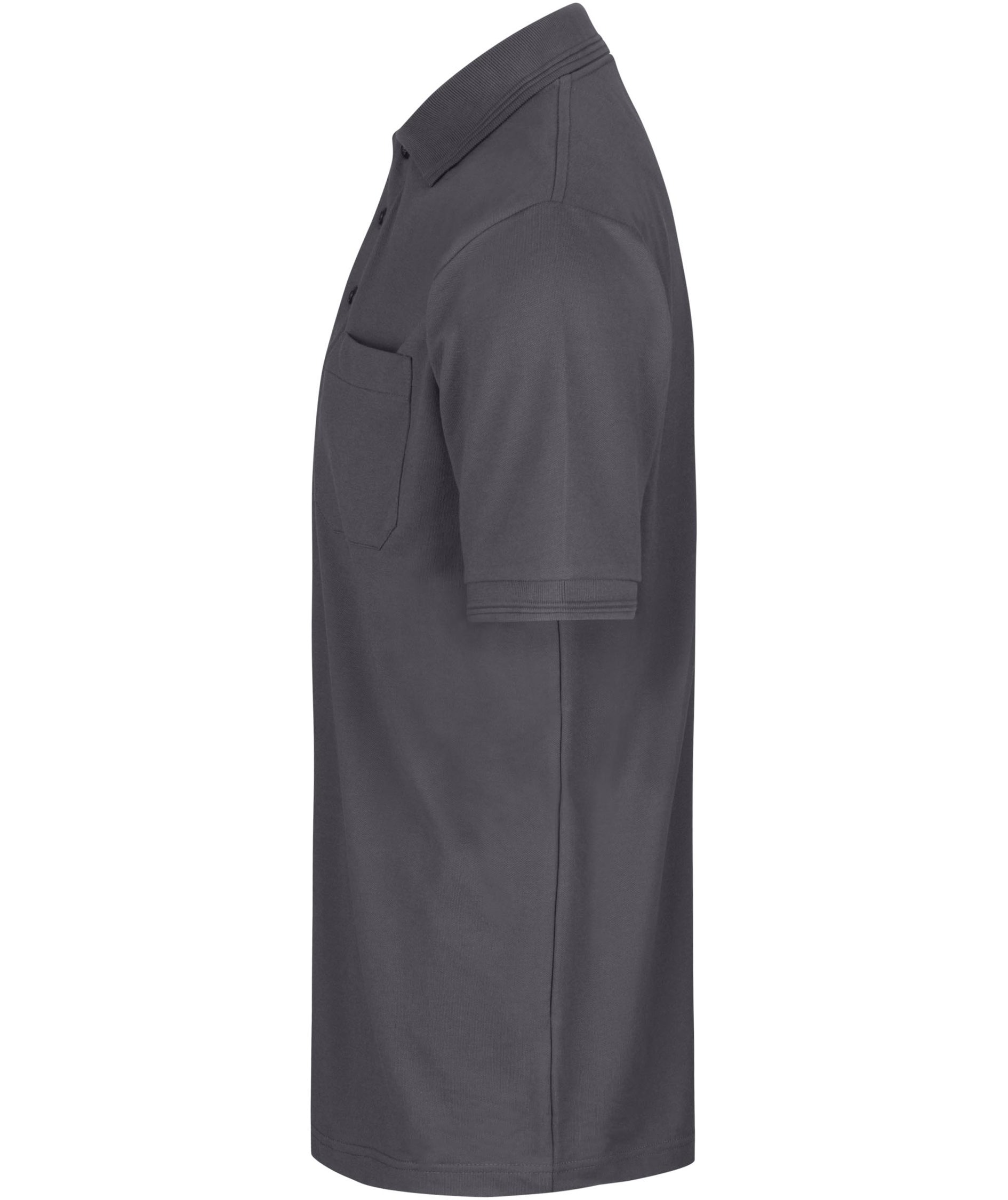 ID PRO Wear Polo T-shirt med brystlomme, Silver Grey, large image number 2