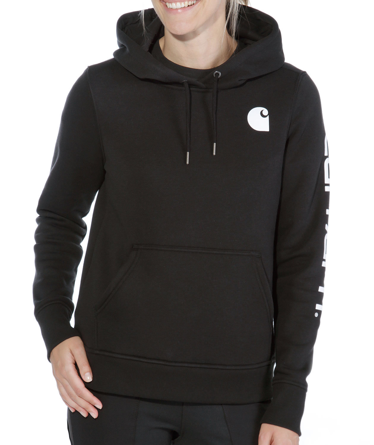 Carhartt Clarksburg Damen Kapuzensweatshirt, Schwarz, large image number 2