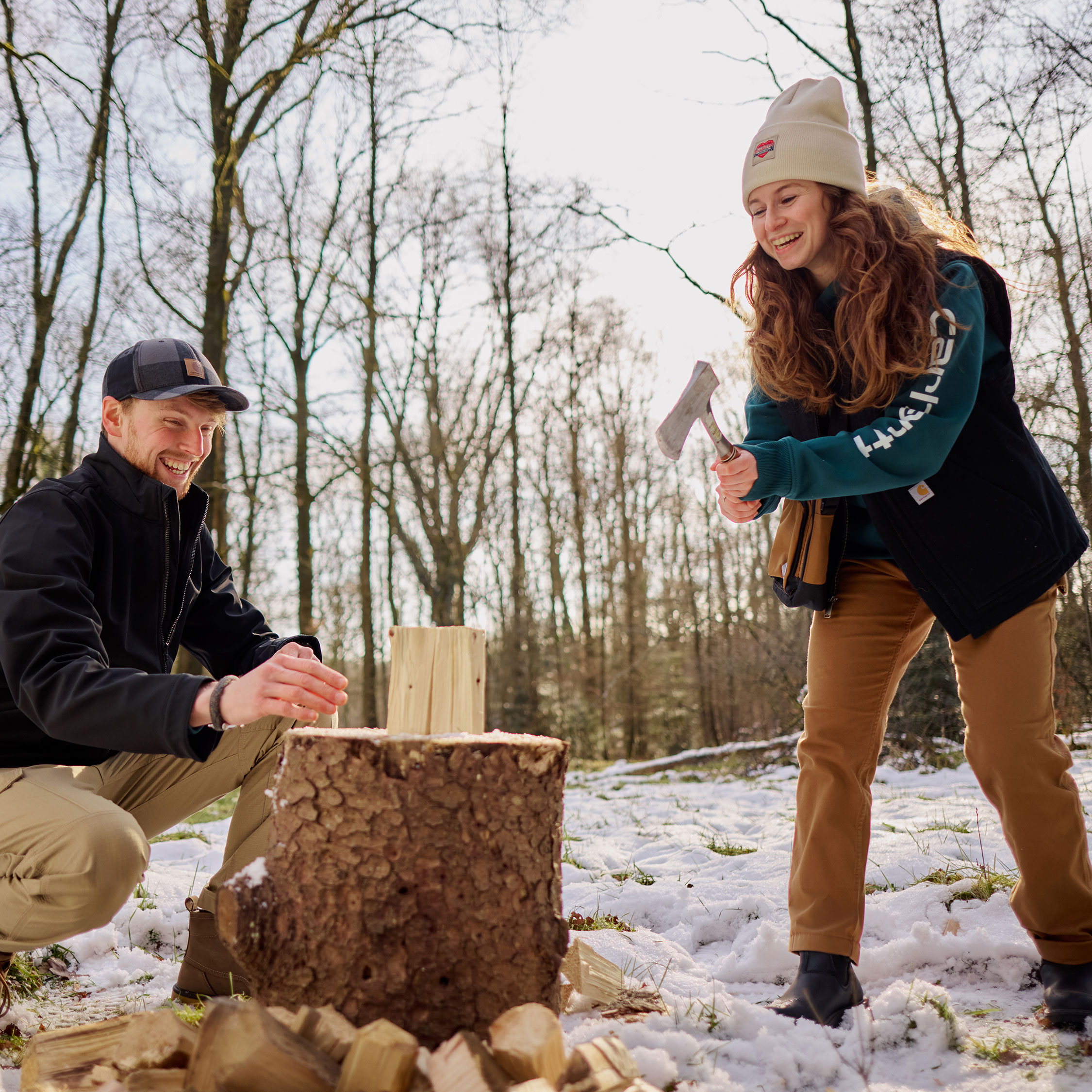 Carhartt Clarksburg hoodie dam, Greenstone