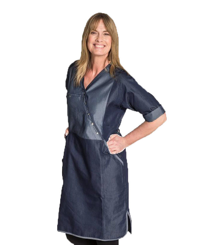 Hejco Leonora kl&auml;nning, Denim bl&aring;