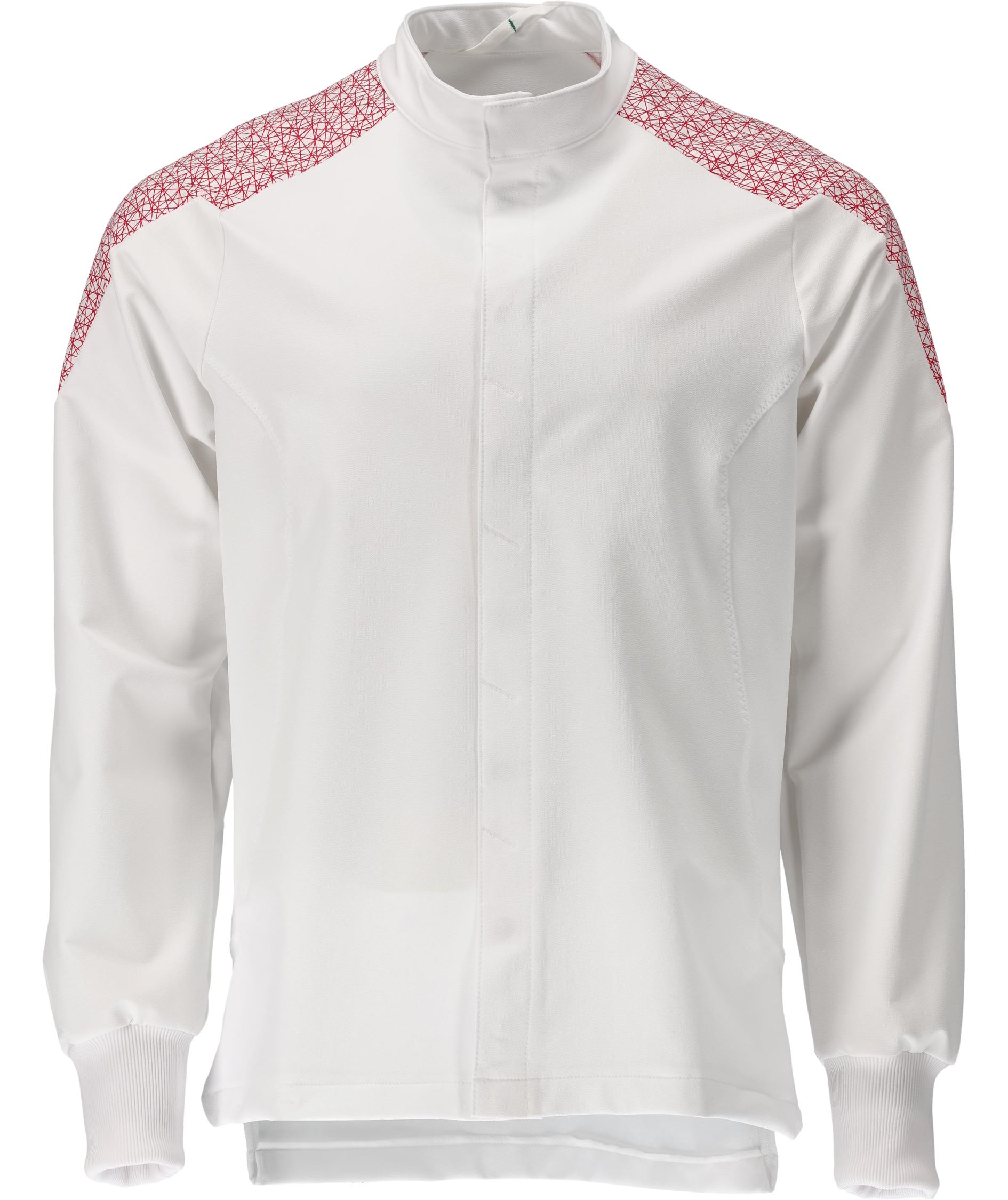 Mascot Food & Care HACCP-godk&auml;nd jacka, Vit/Signalr&ouml;d, Vit/Signalr&ouml;d, swatch