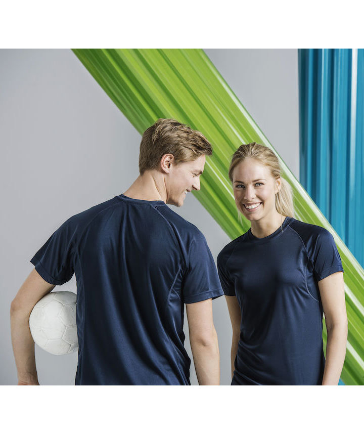 Clique Active T-shirt, M&ouml;rk marinbl&aring;, large image number 1