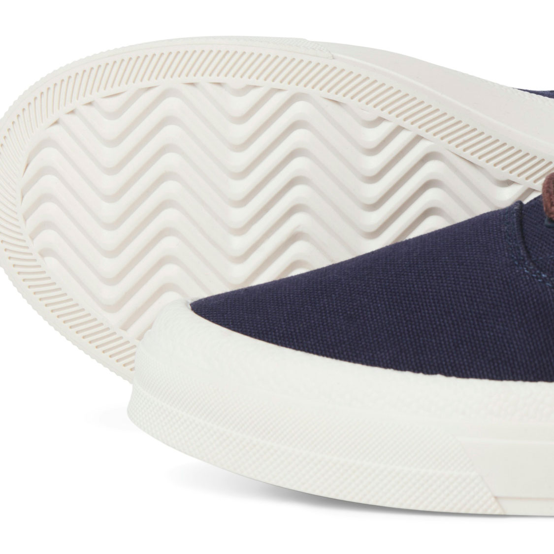 Jack & Jones JFWISLINGTON canvas sneakers, Navy Blazer, large image number 3