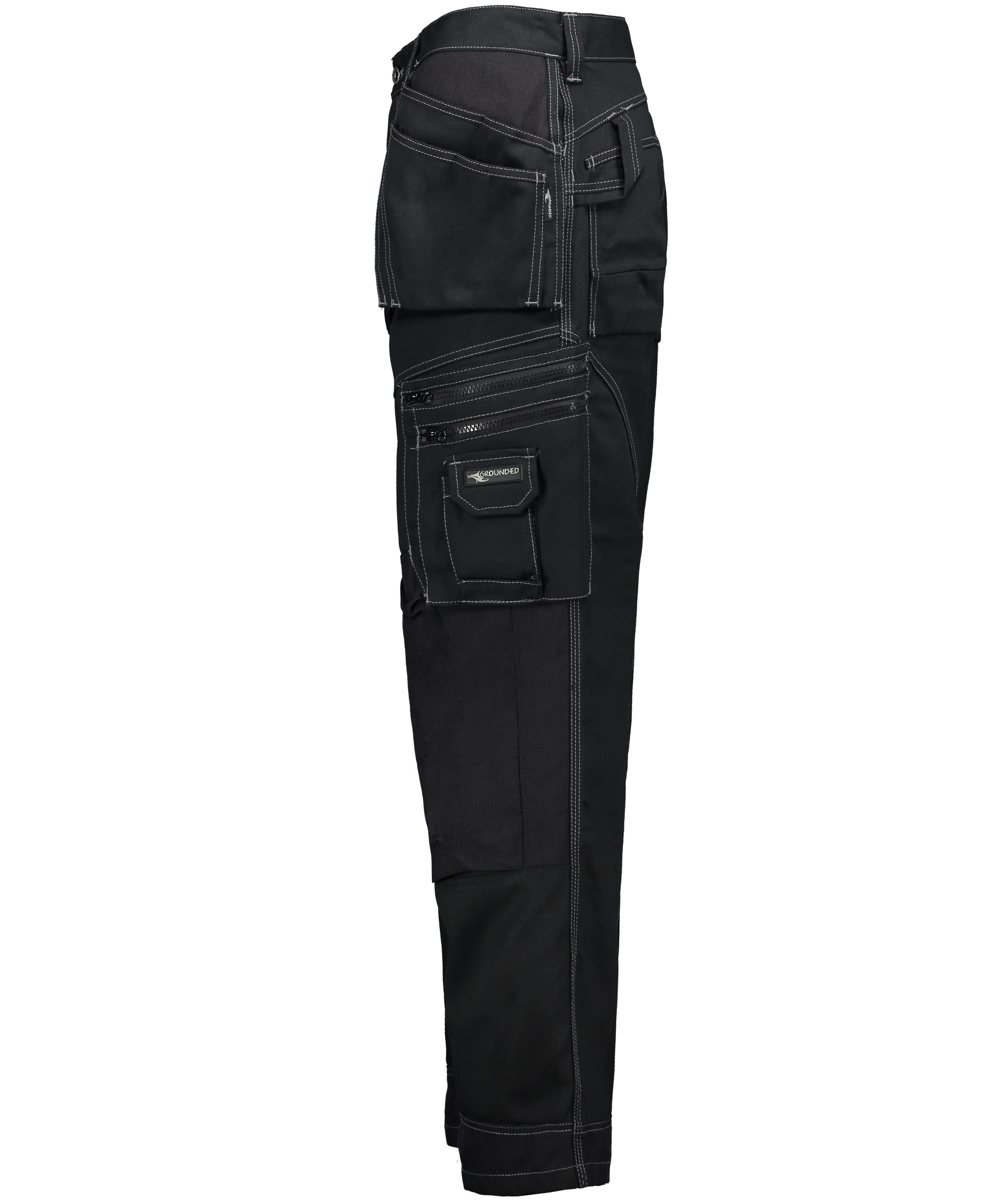 Grounded 2002 hantverksbyxa, Black, large image number 3