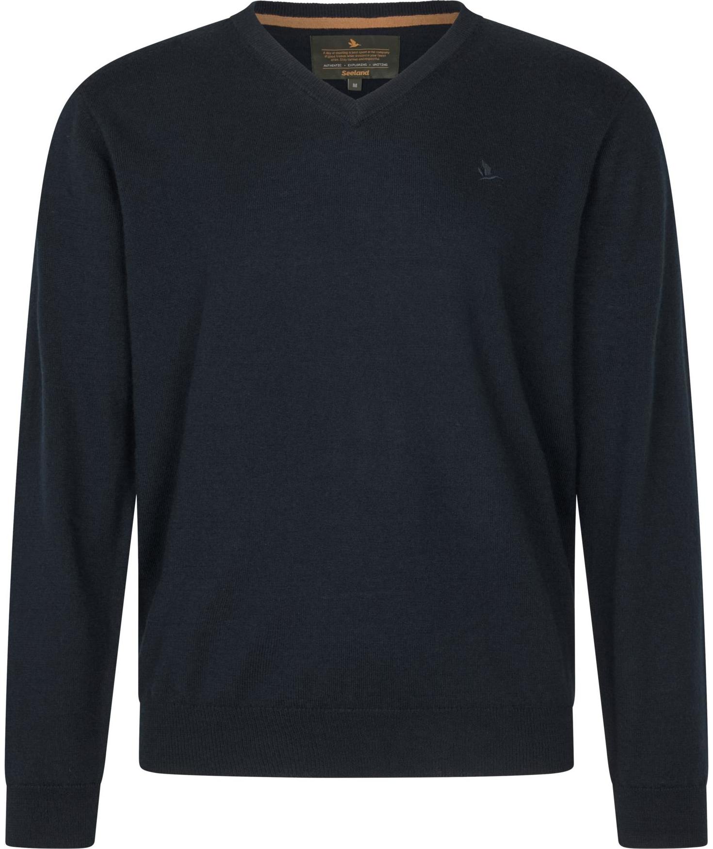 Seeland Pine Strickpullover mit Merinowolle, Dark Sapphire