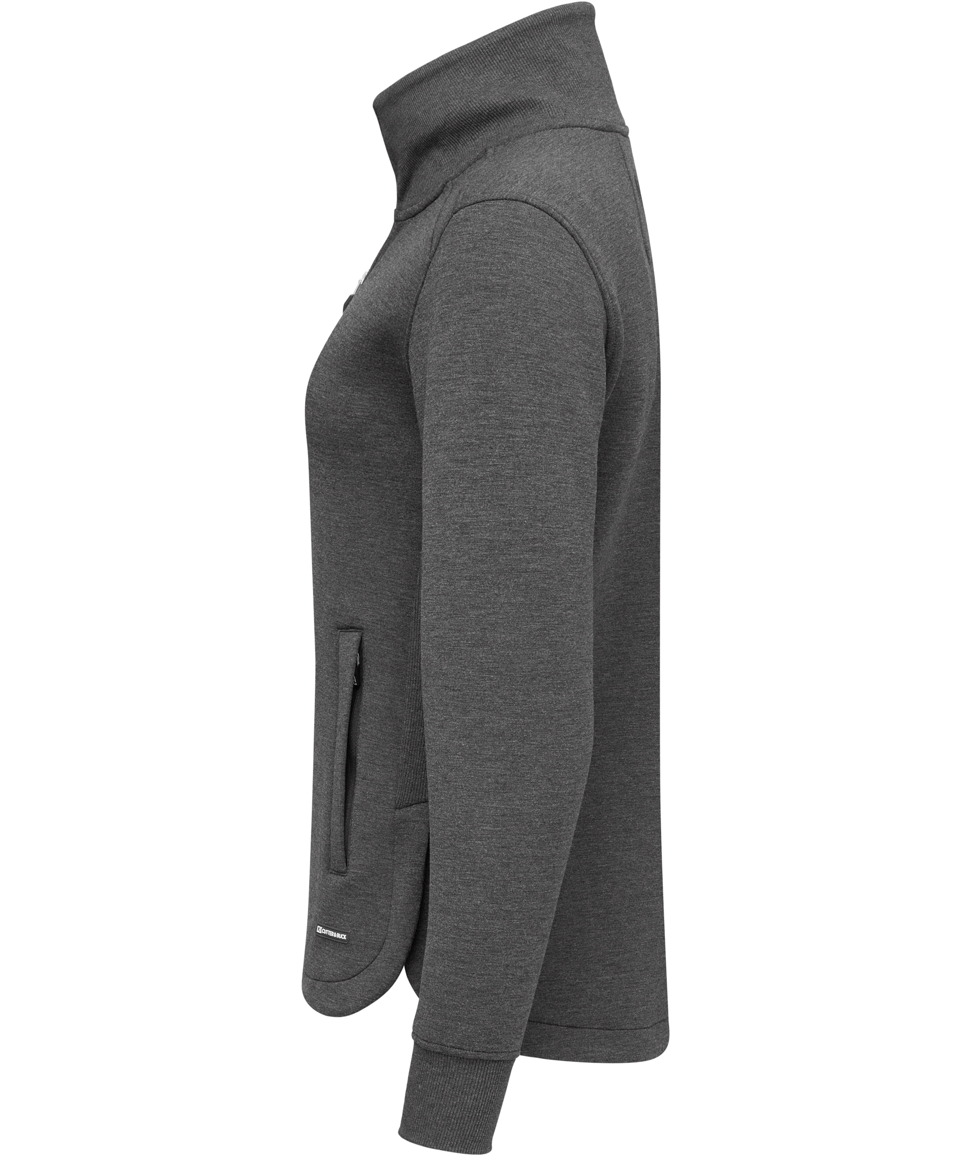 Cutter & Buck Pemberton Damen Cardigan, Anthracite melange, large image number 4