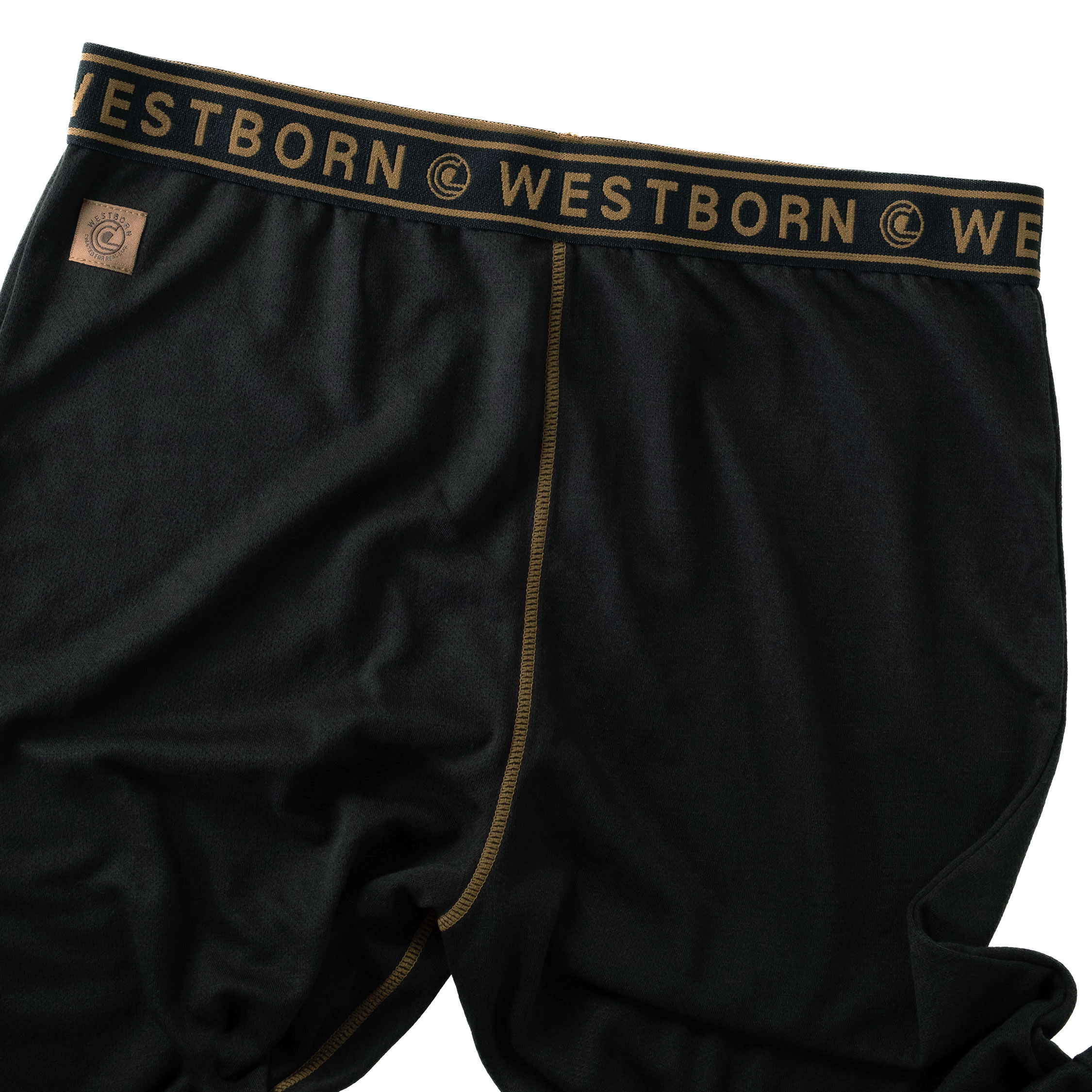 Westborn baselayer s&aelig;t, Black/Brown, large image number 4