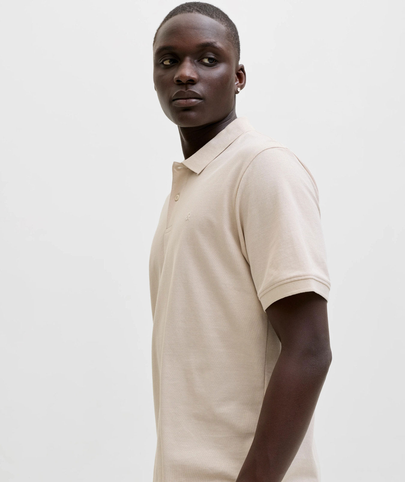 Jack & Jones JJEBASIC Poloshirt, Moonbeam, large image number 3