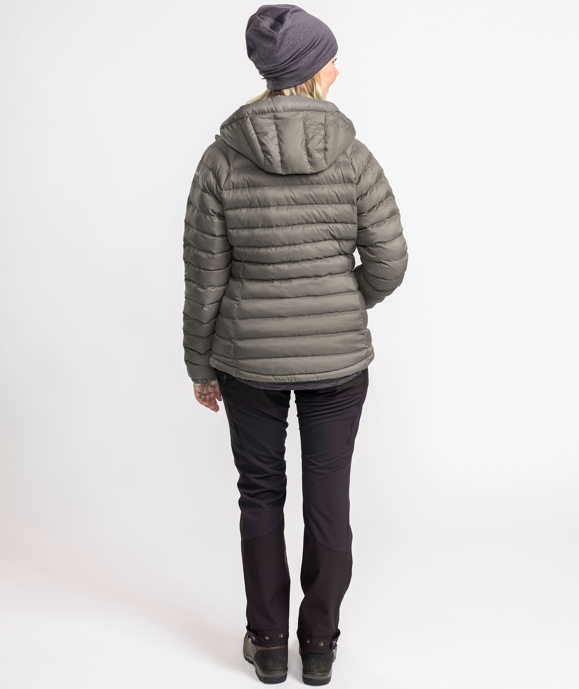 Pinewood&nbsp;Abisko Insulation vatteret damejakke, Dark Mole Brown, large image number 11