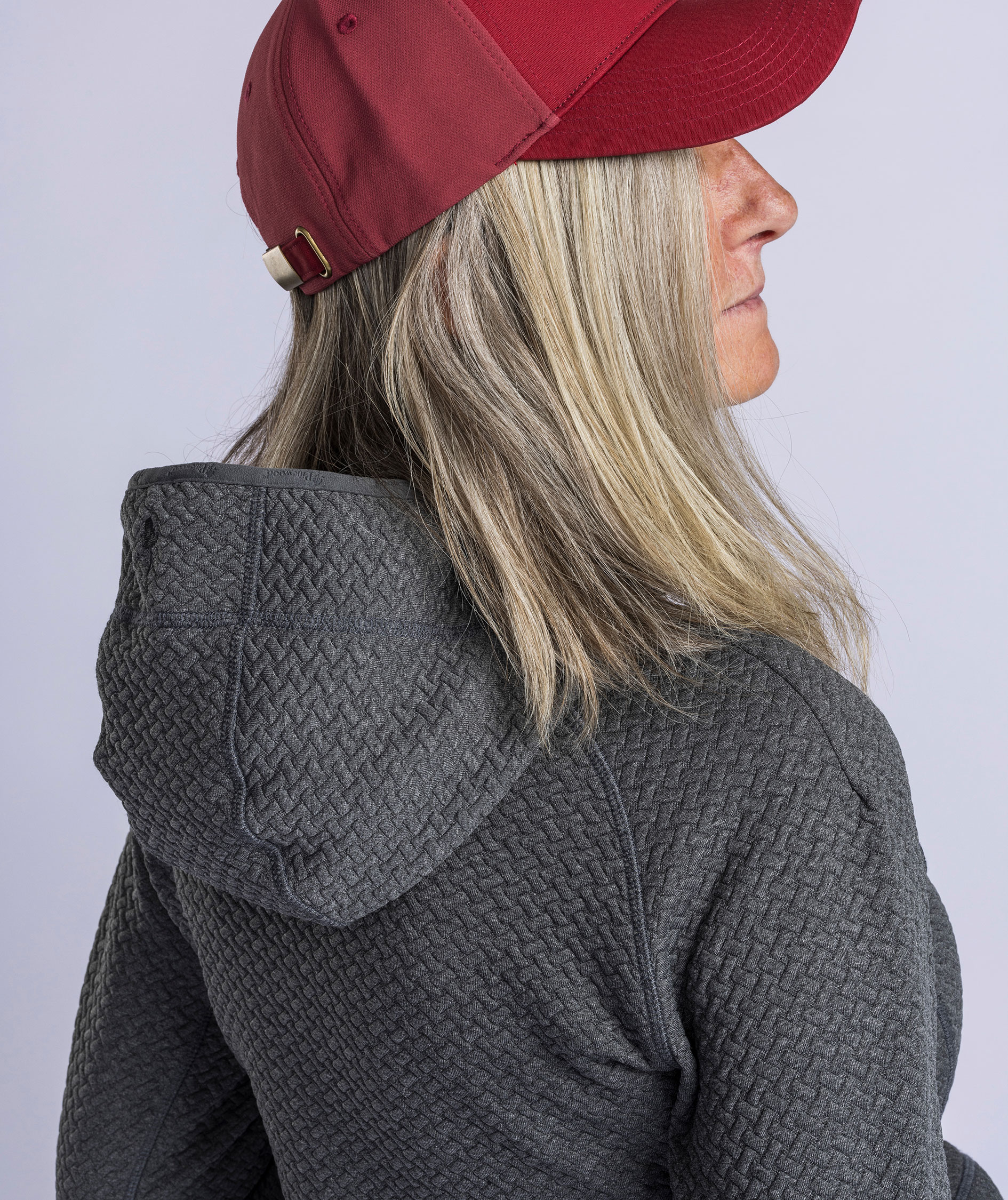 Pinewood Everyday Travel dame h&aelig;ttetr&oslash;je med lynl&aring;s, Grey melange , large image number 5