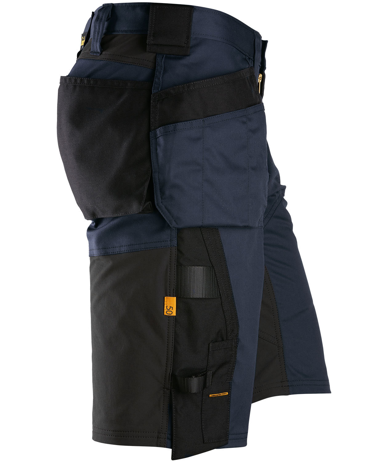 Snickers AllroundWork h&aring;ndv&aelig;rkershorts 6151, Navy/Sort, large image number 3