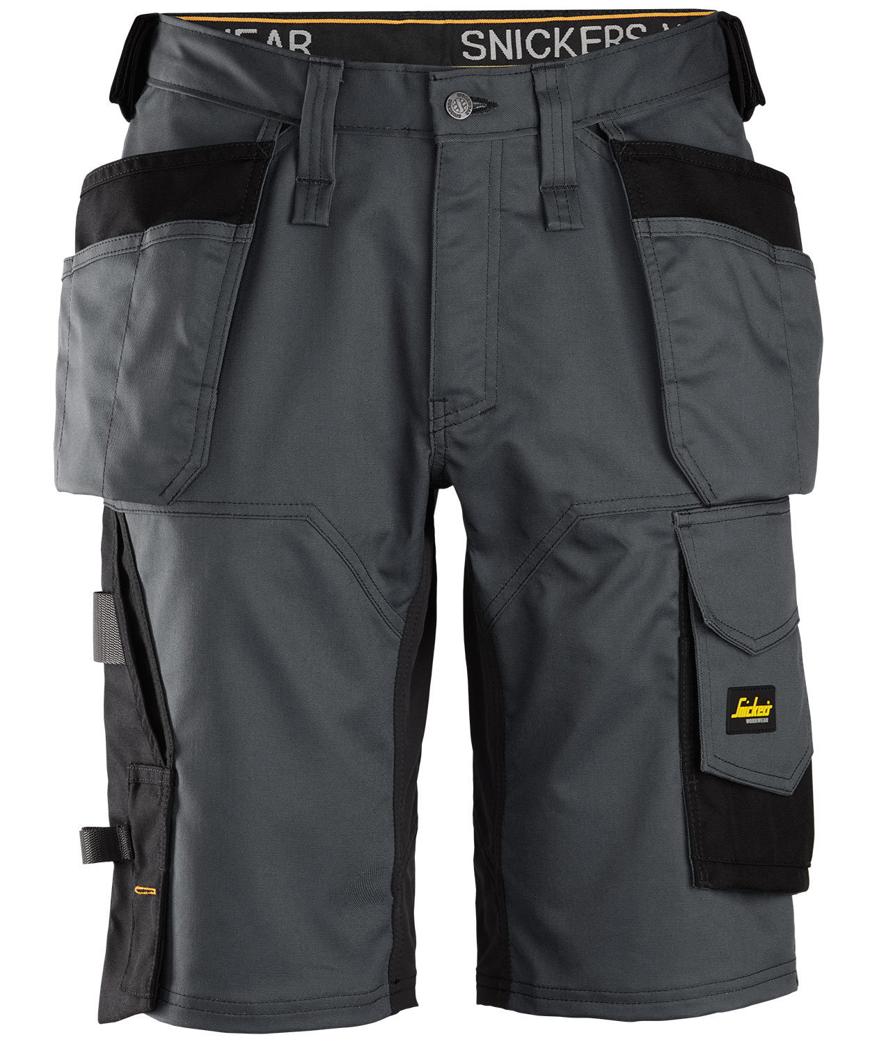 Snickers AllroundWork h&aring;ndverkershorts 6151, St&aring;lgr&aring;/Svart, St&aring;lgr&aring;/Svart, swatch