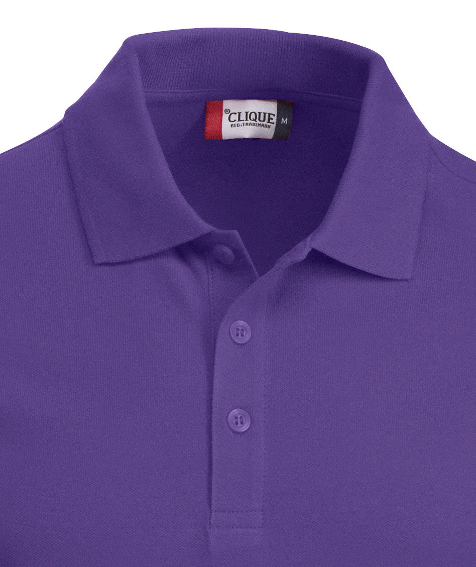 Clique Classic Lincoln polo shirt, Strong Purple, large image number 1