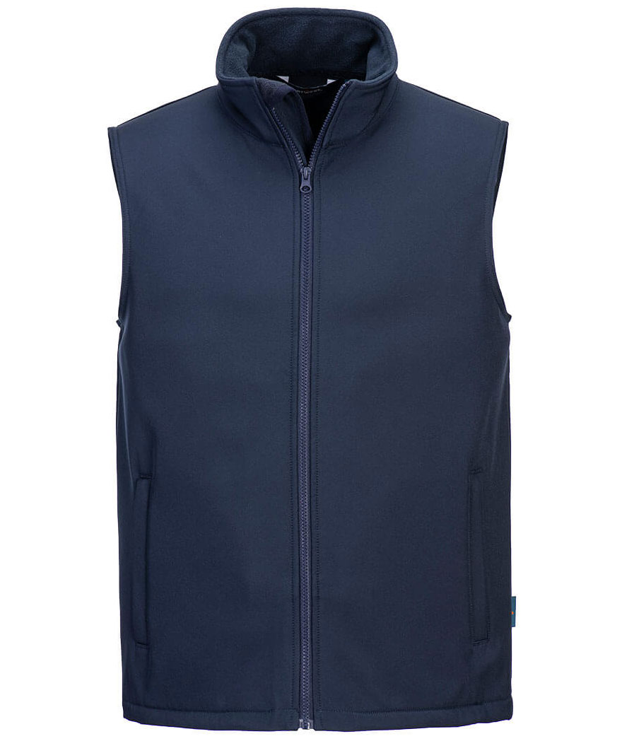 Portwest softshell v&auml;st, Marinbl&aring;