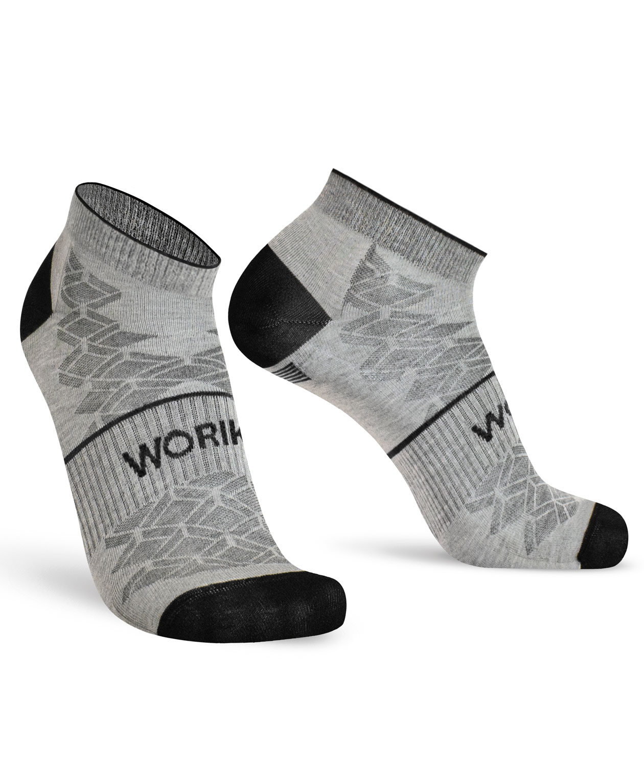 Worik Thil 2-pak ankelstr&oslash;mper, Gr&aring;, Gr&aring;, swatch