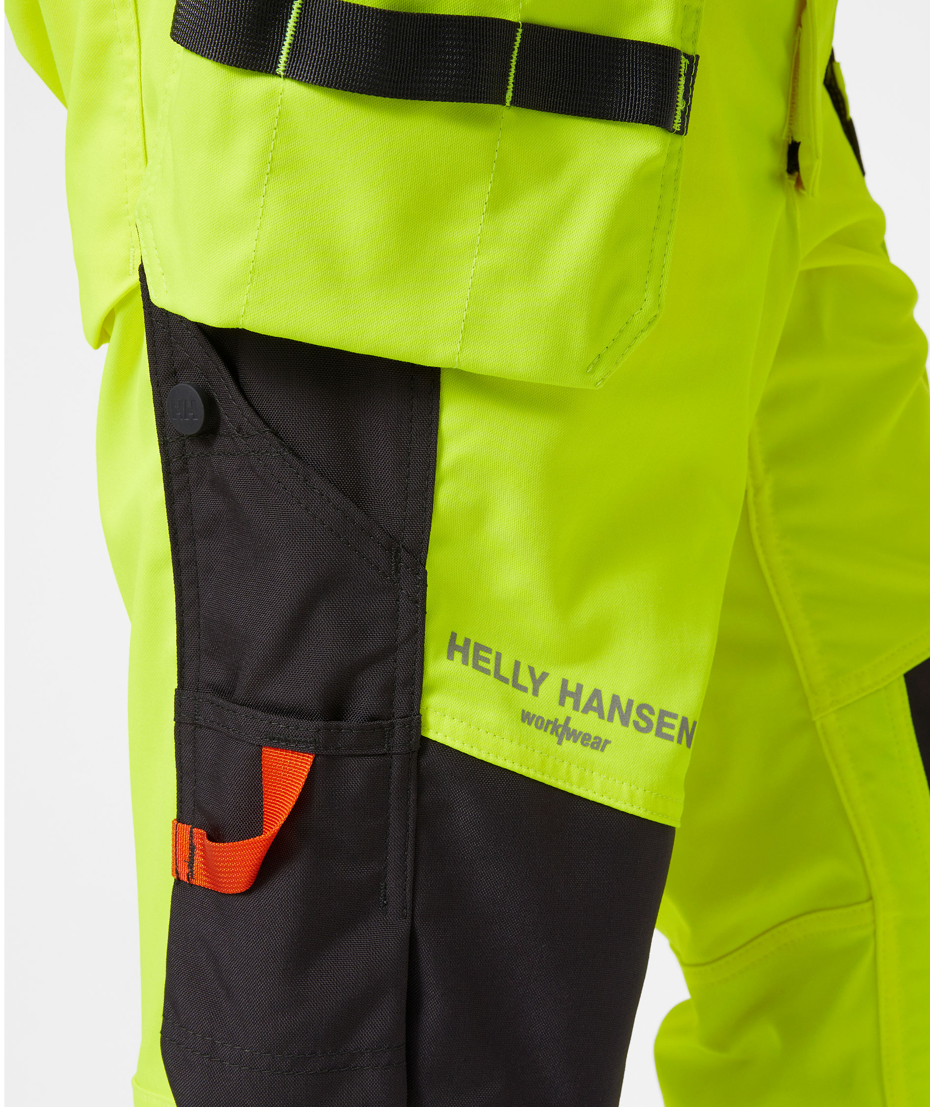 Helly Hansen Alna 2.0 selebukse, Hi-vis gul/charcoal, large image number 6