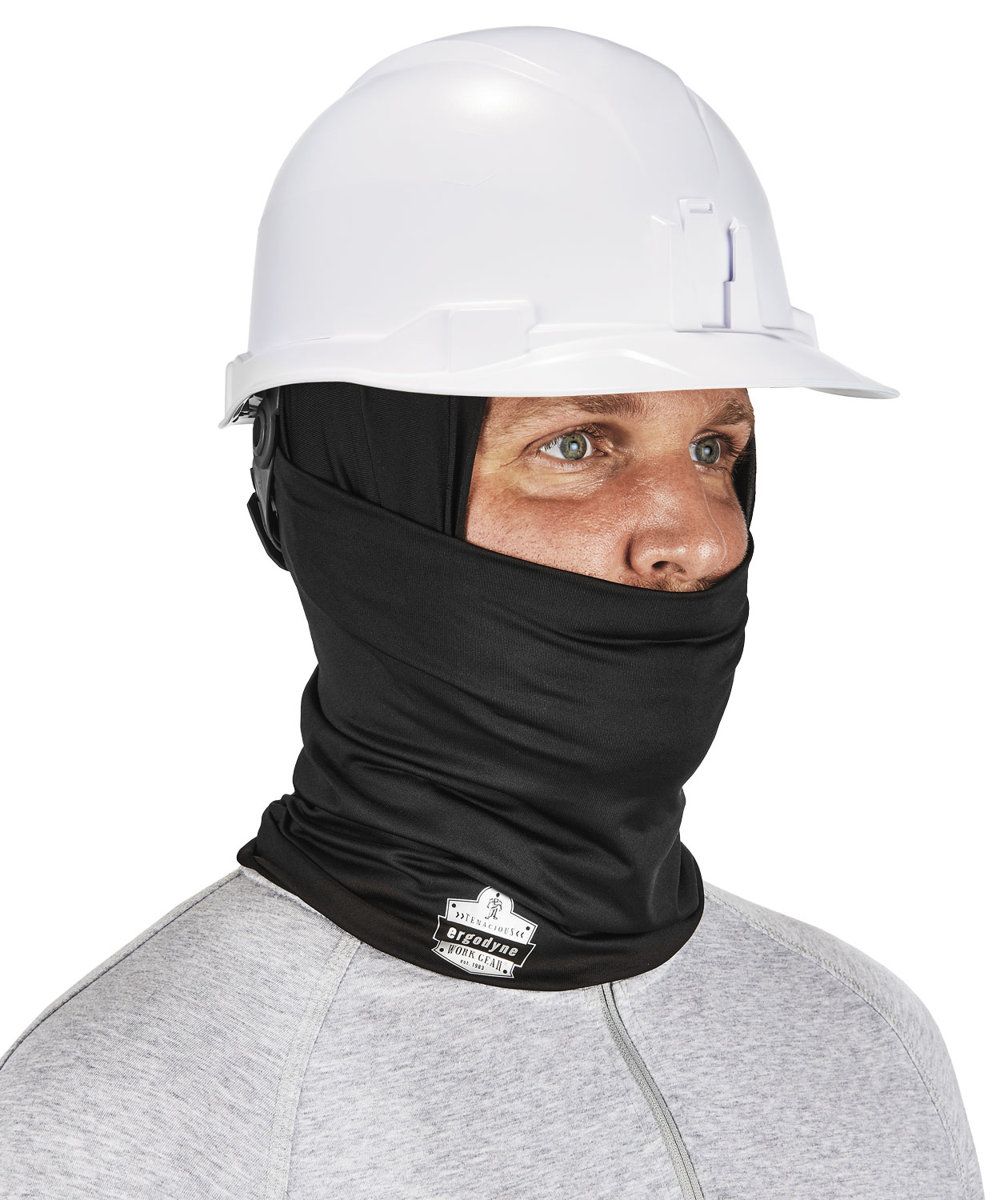 Ergodyne Chill-Its 6487 k&oslash;lende halsedisse, Sort, Sort, large image number 2