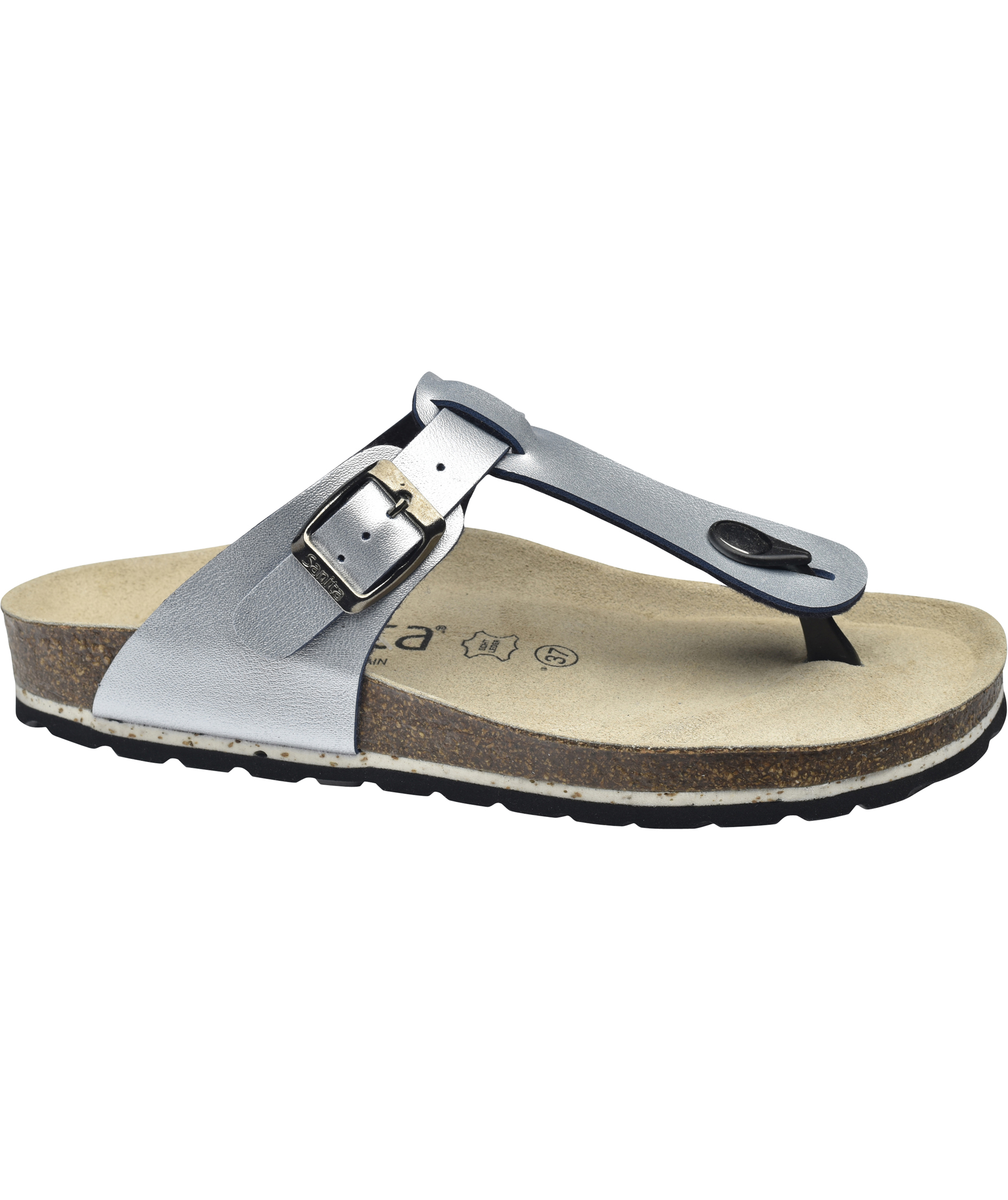 Sanita Bora Bora Metallic  Bio sandaler dam, Silver