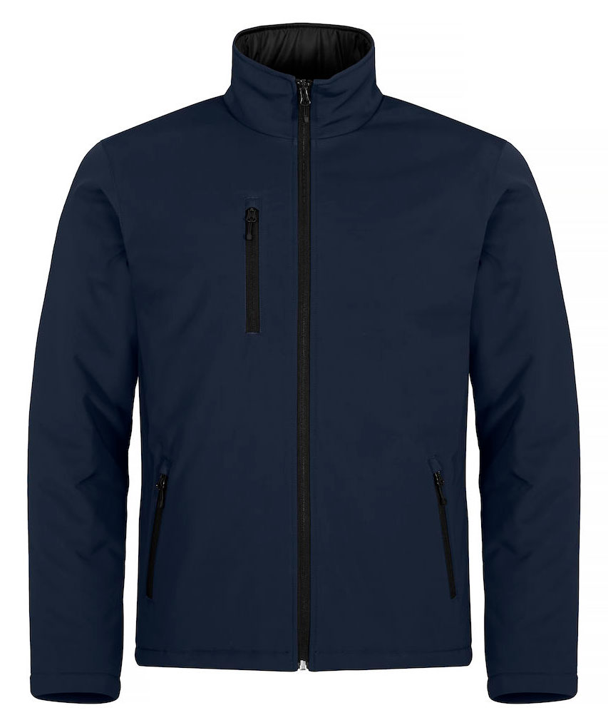 Clique fodrad softshelljacka, M&ouml;rk marinbl&aring;