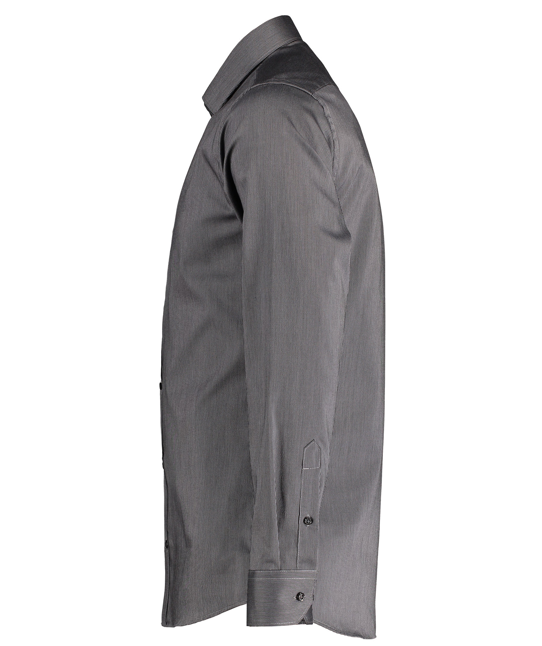 Seven Seas Fine Twill California Slim fit skjorta, M&ouml;rkgr&aring;, large image number 3