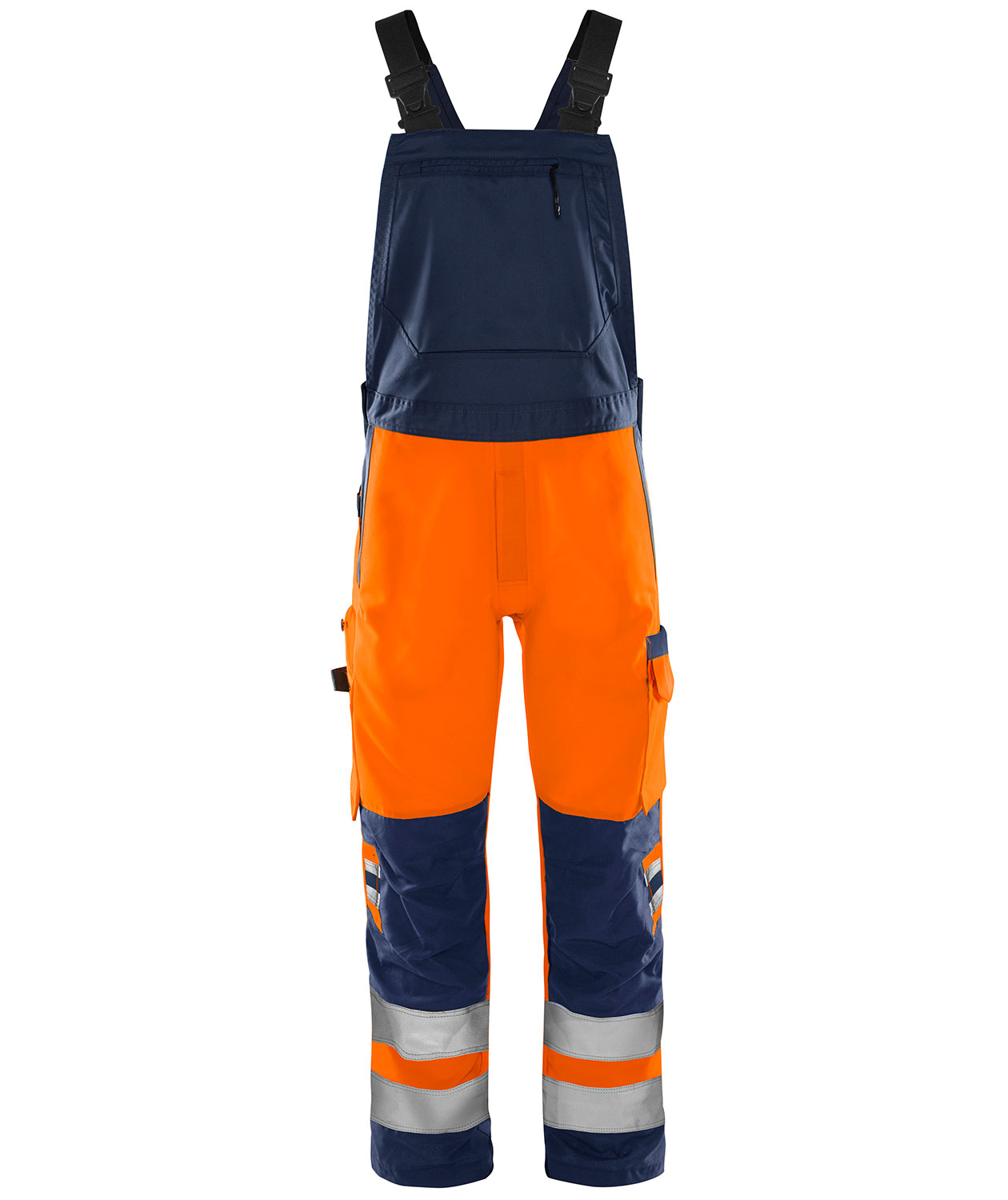 Fristads Green selebukse 1030 GPLU, Hi-vis Oransje/Marinebl&aring;