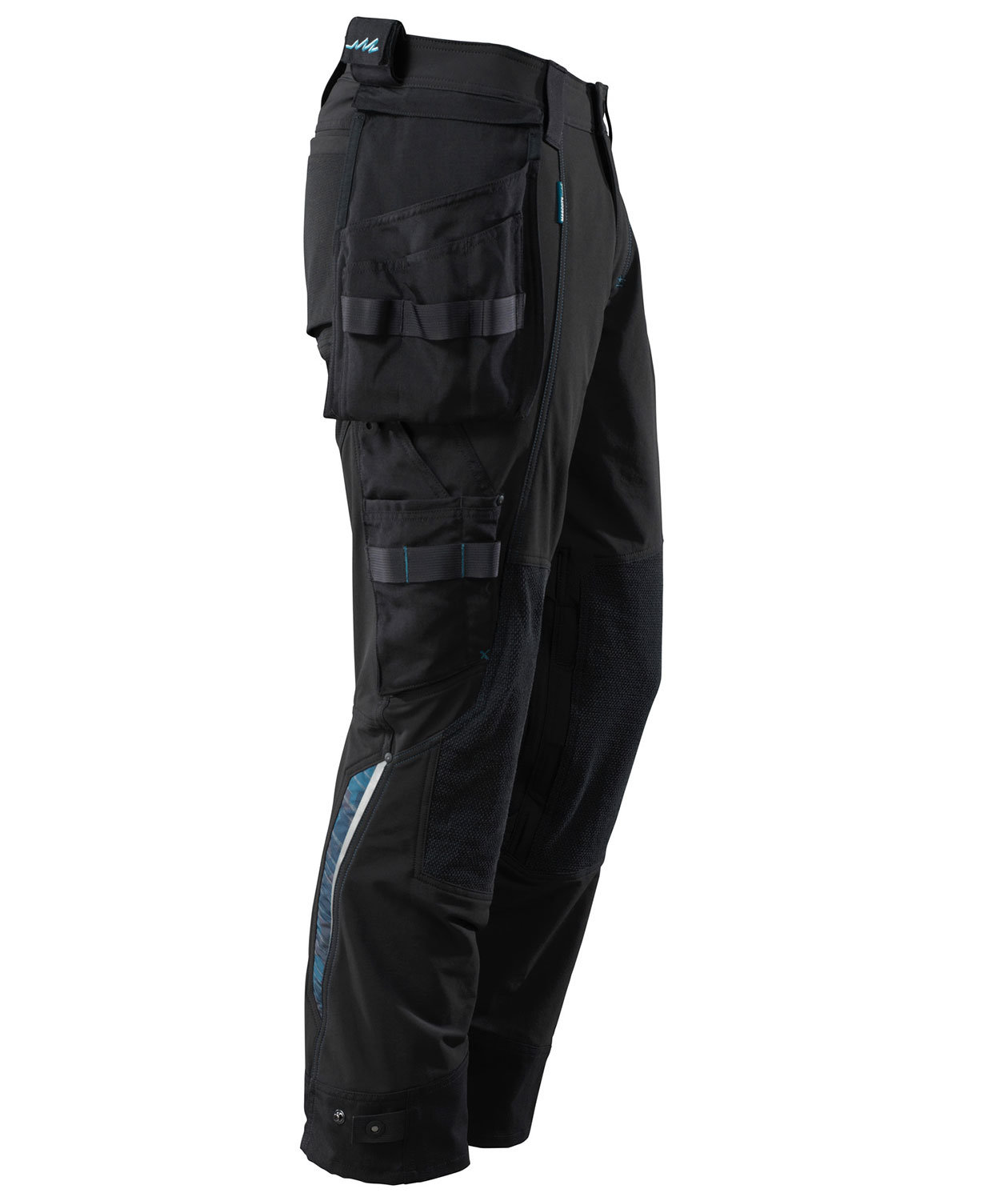 Mascot Handwerkerhose Full stretch, Schwarz, large image number 4