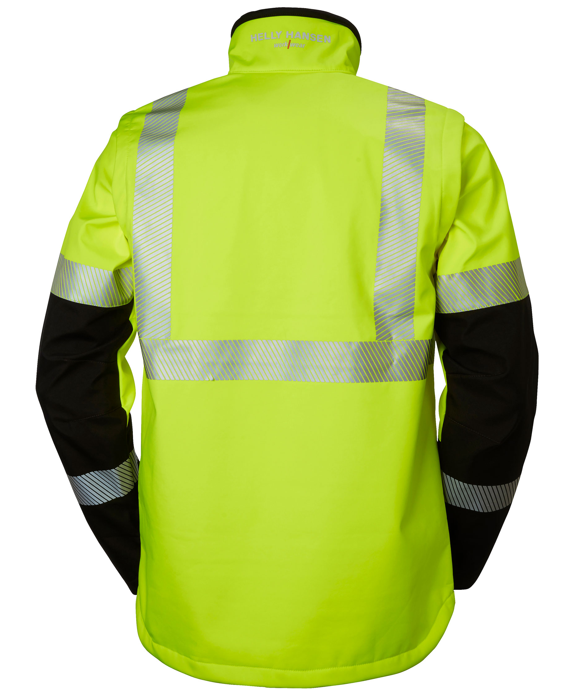 Helly Hansen ICU softshelljakke, Hi-vis gul/charcoal, large image number 2